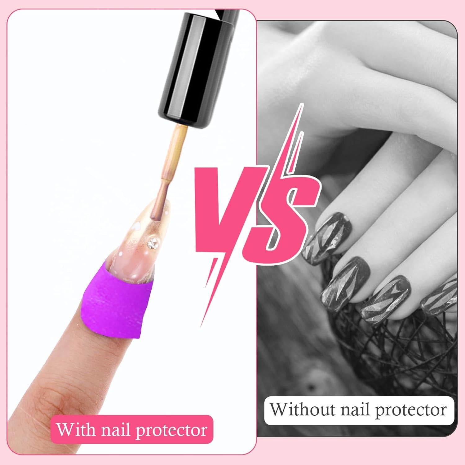 120 Protectores de Esmalte de Uñas Classicseali - 6 Colores