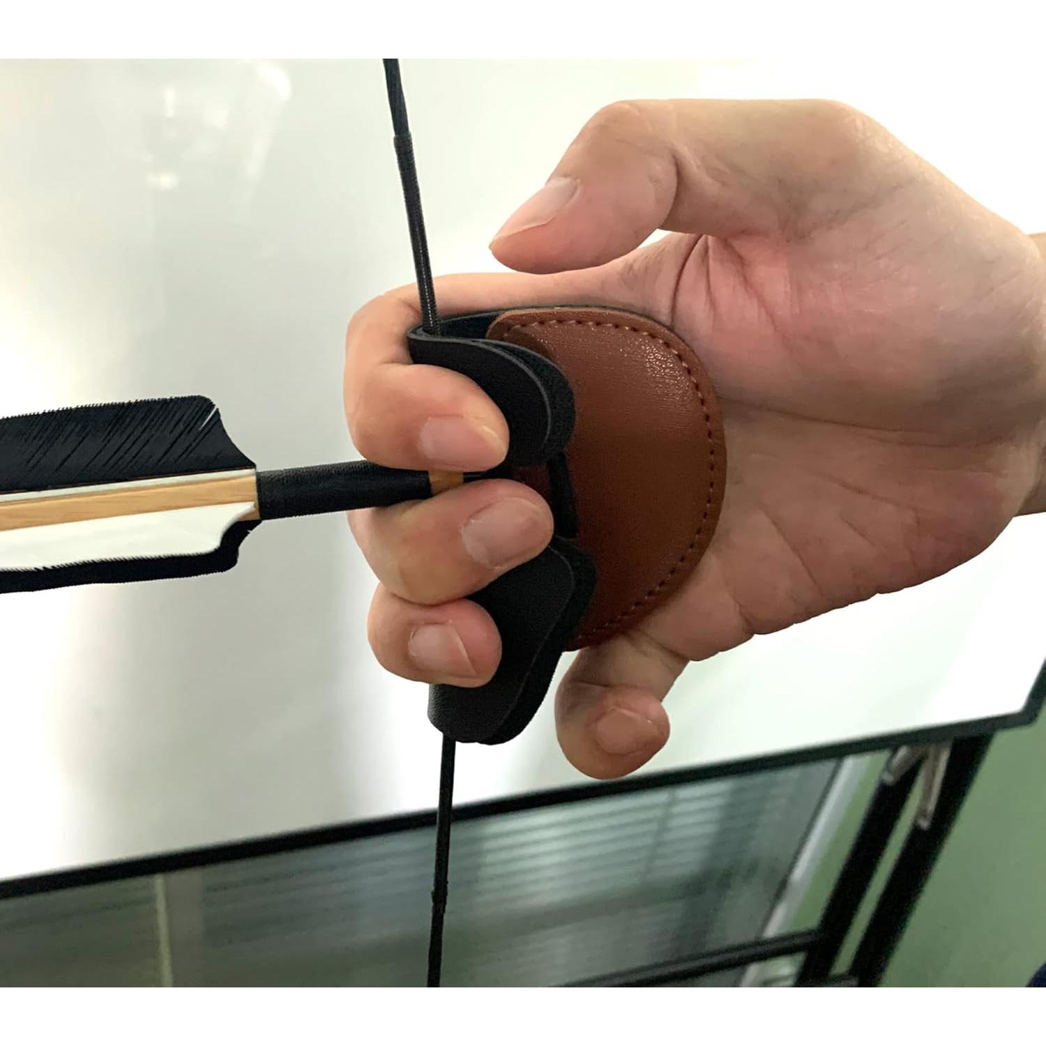 DEERACE Protector de Brazo y Dedo para Tiro con Arco