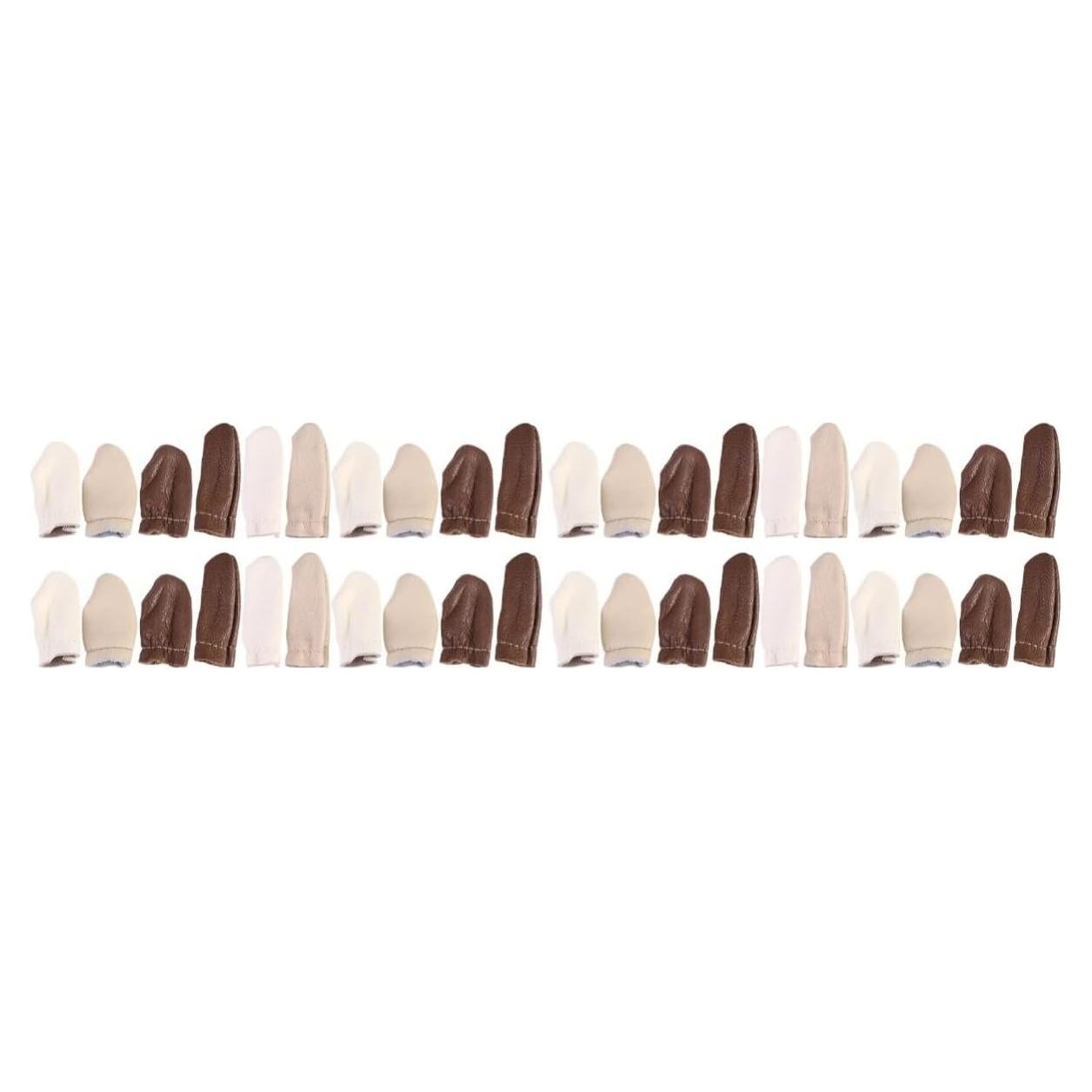 Dedales de Cuero COHEALI 40 Piezas para Manualidades