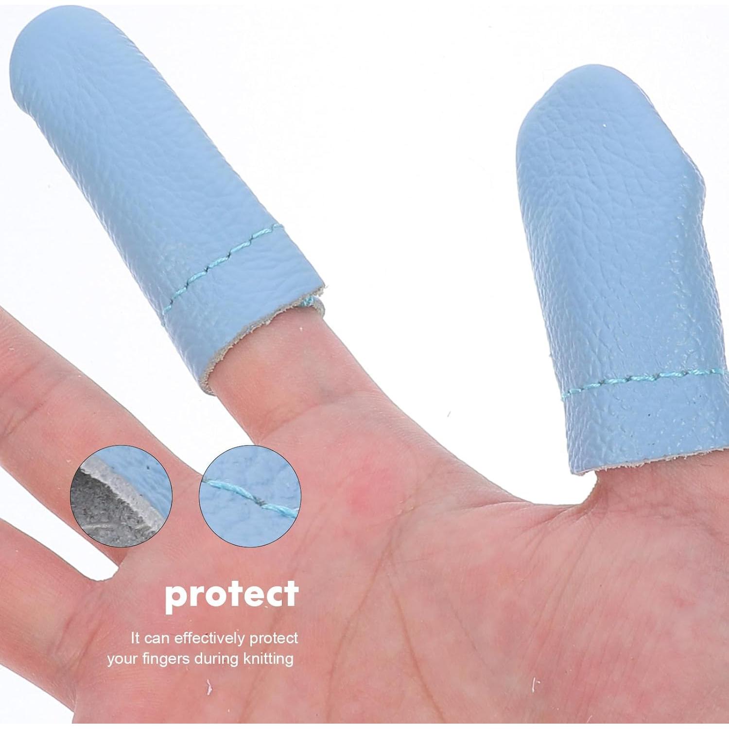 Dedales de Cuero COHEALI 40 Piezas para Manualidades