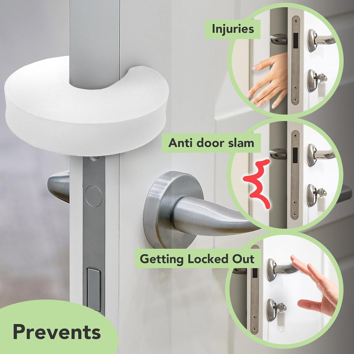 6 Guardias de Puerta Moonybaby EVA a Prueba de Bebés 3.56 cm