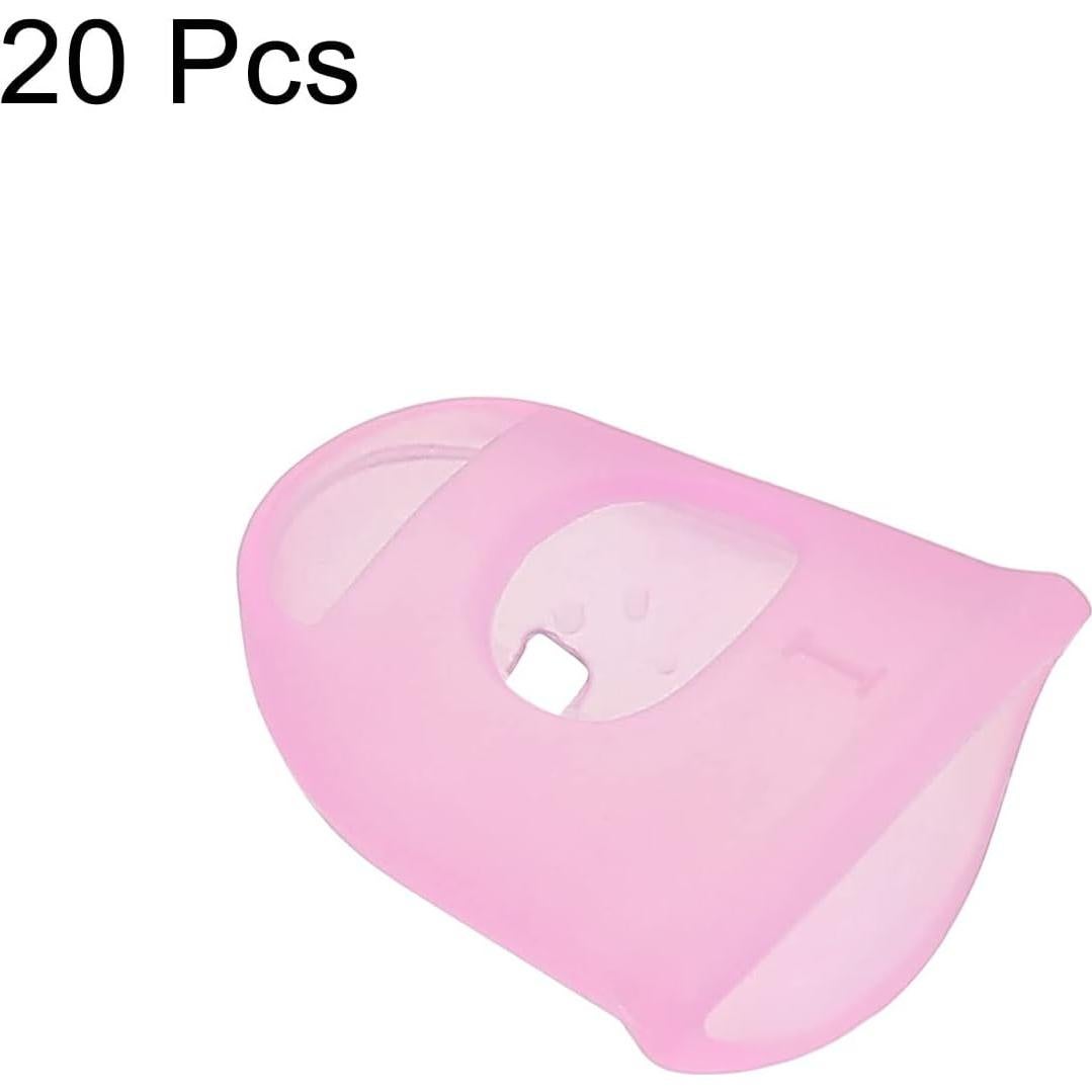Protectores de Punta de Dedo Silicona PATIKIL 25mm Rosa - Paquete 20
