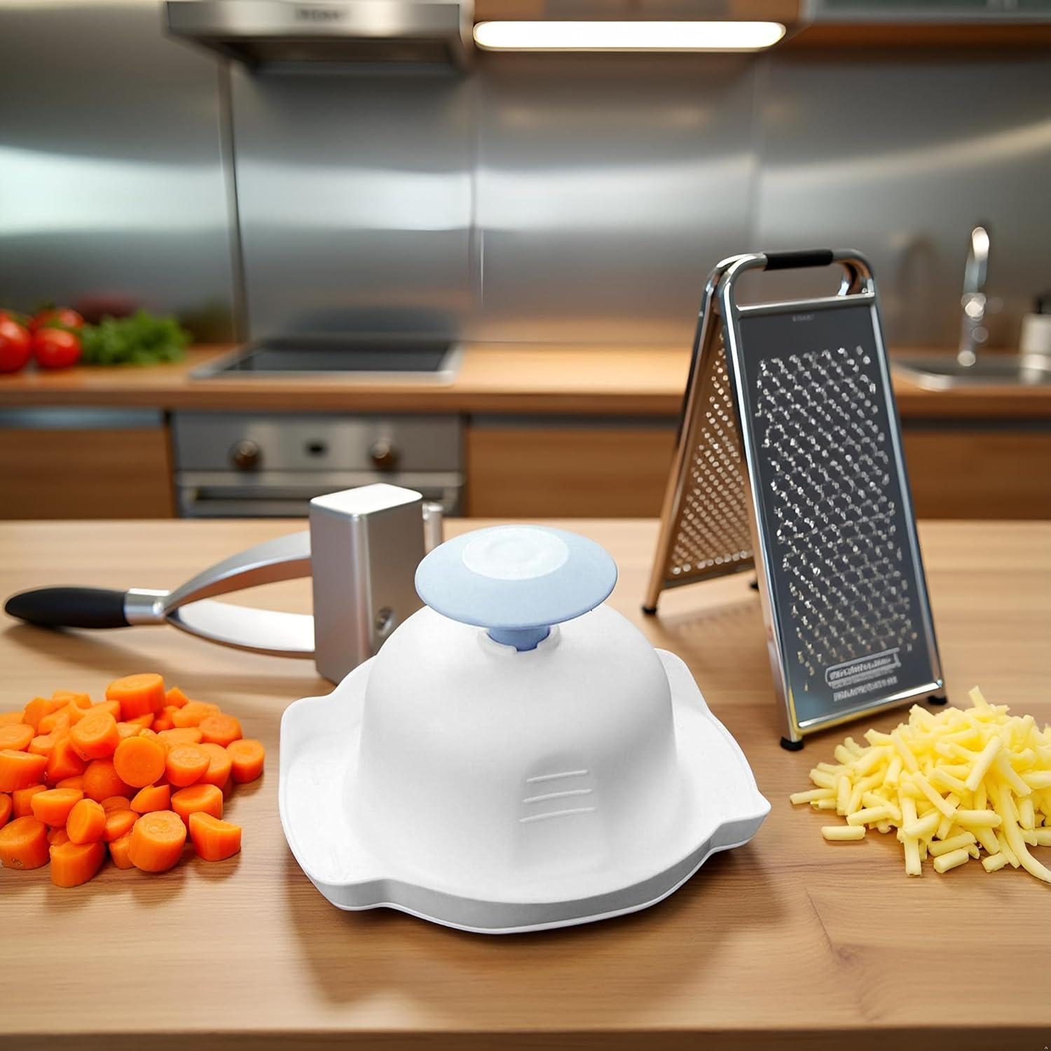 Protector de Dedos Fansoftiks para Cortadora Mandolina Azul