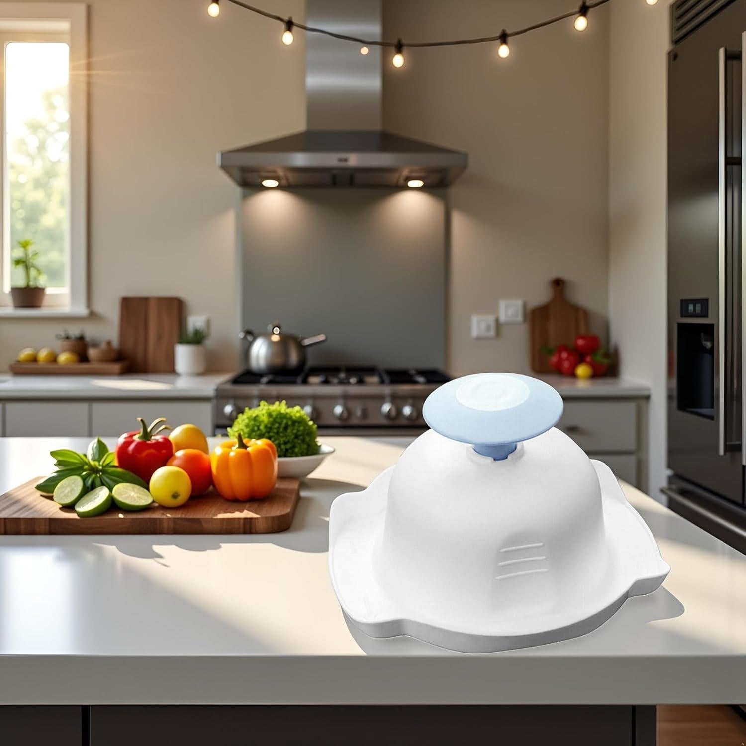 Protector de Dedos Fansoftiks para Cortadora Mandolina Azul