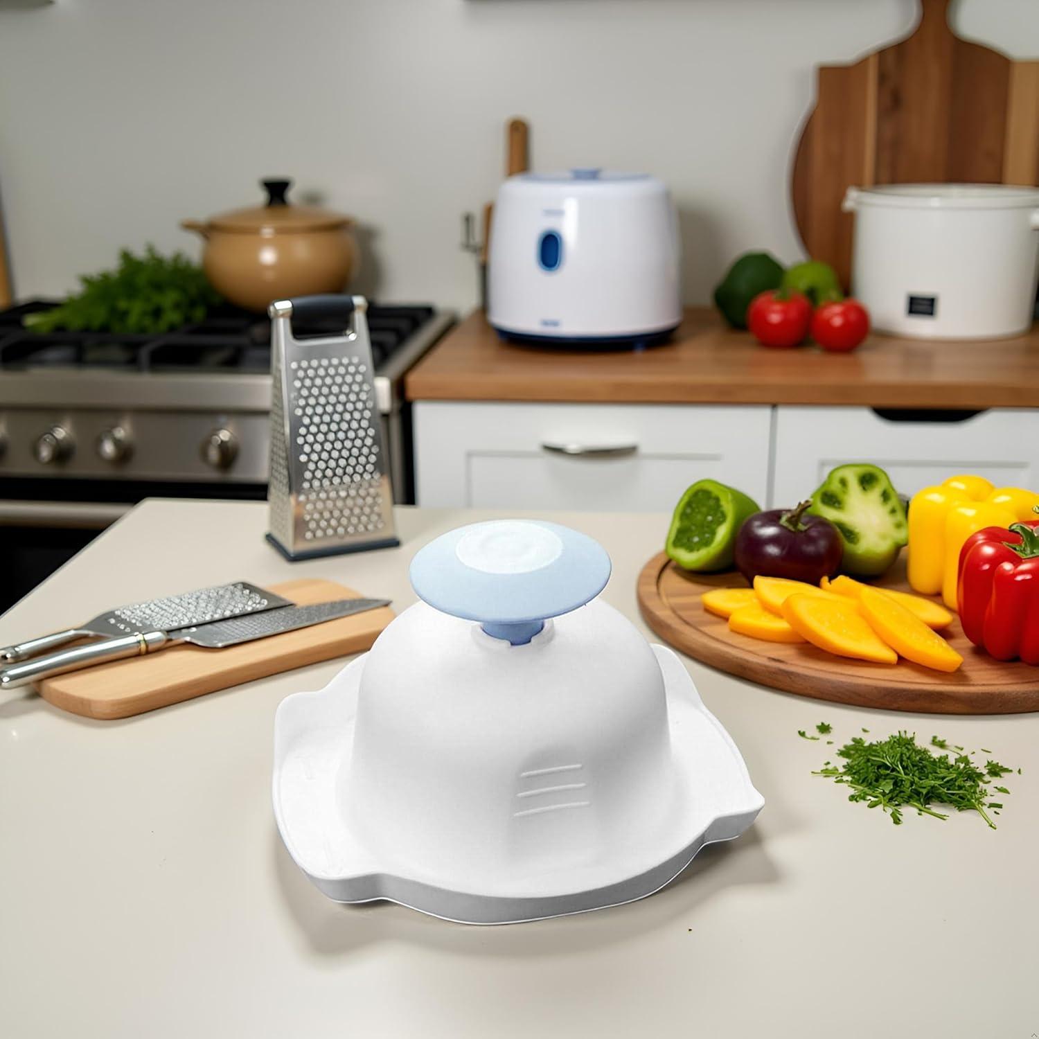 Protector de Dedos Fansoftiks para Cortadora Mandolina Azul