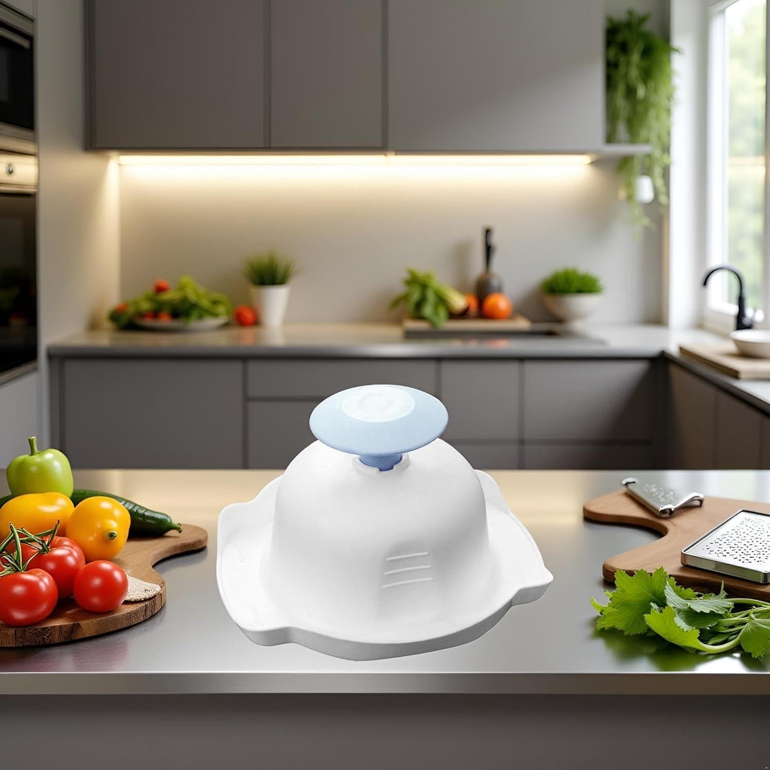 Protector de Dedos Fansoftiks para Cortadora Mandolina Azul