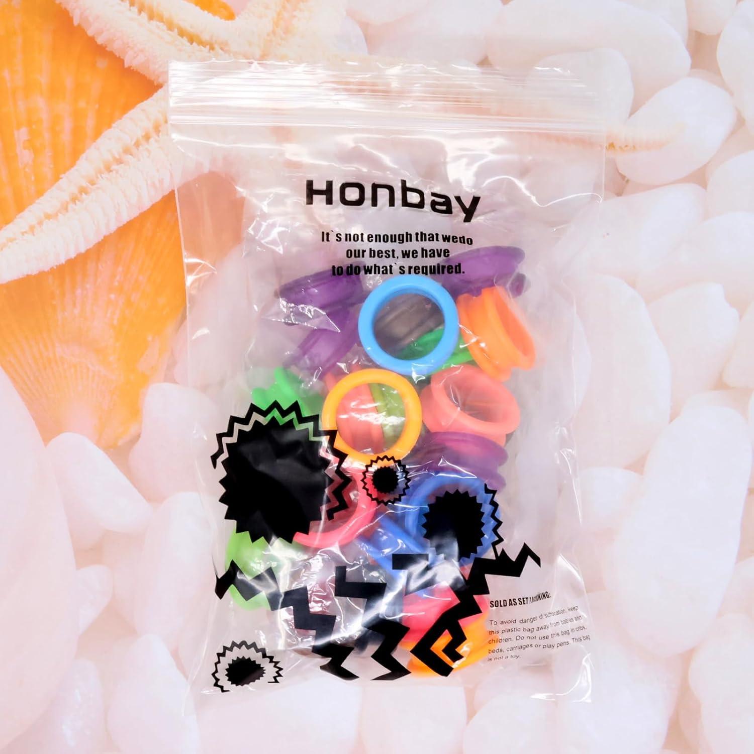 Anillos de Dedos de Silicona Honbay 28PCS para Tijeras