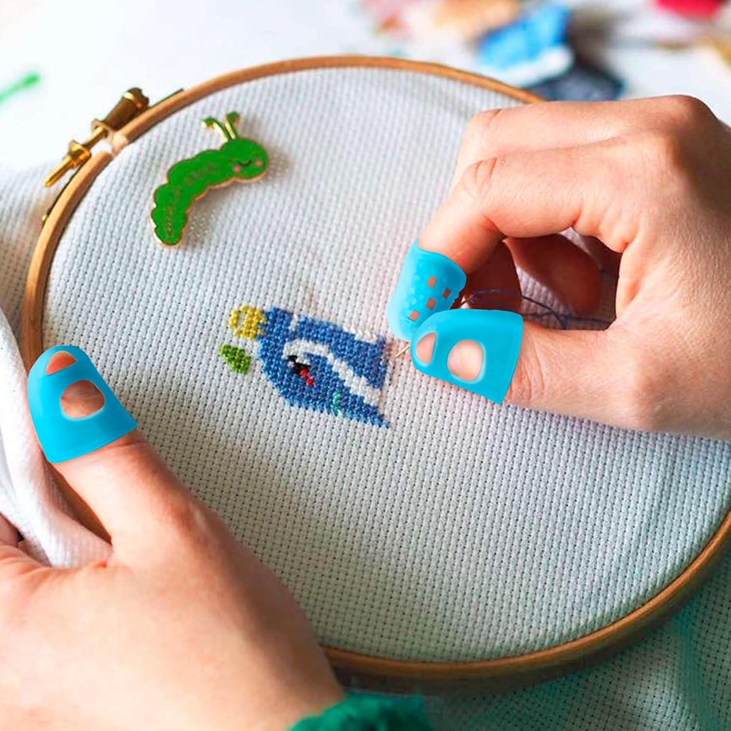 20 Protectores de Punta de Dedo de Goma Pndeyo - 5 Tamaños