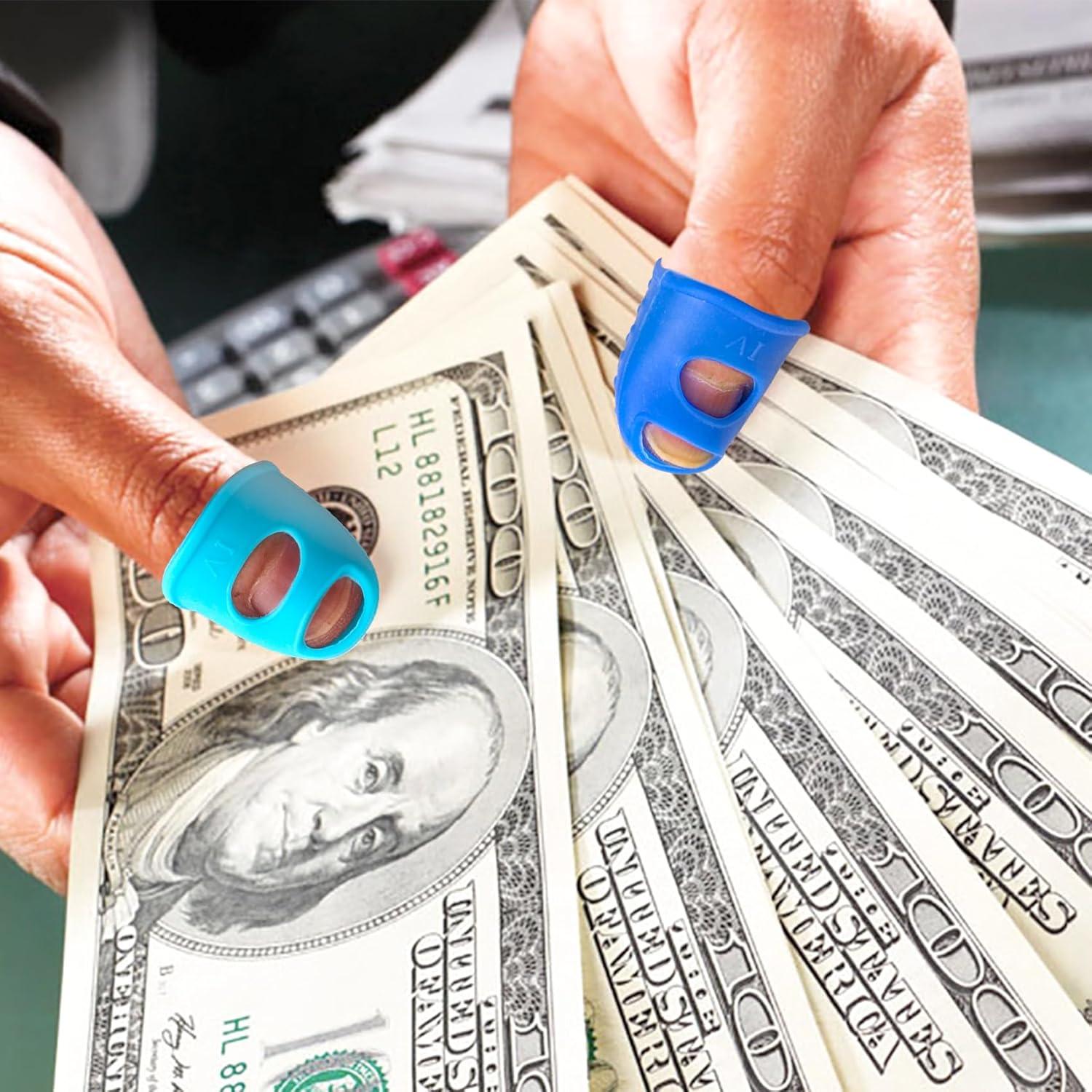 20 Protectores de Punta de Dedo de Goma Pndeyo - 5 Tamaños