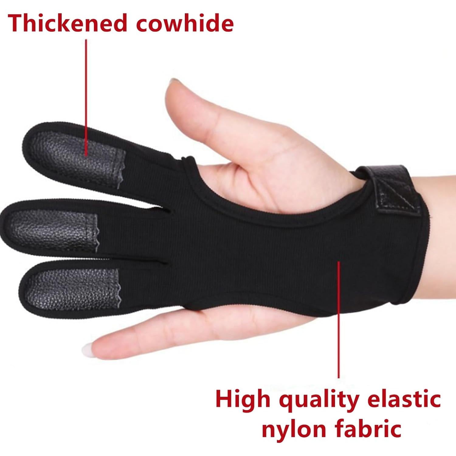 Juego de Protector y Guante de Mano Cbhoktyue para Tiro con Arco