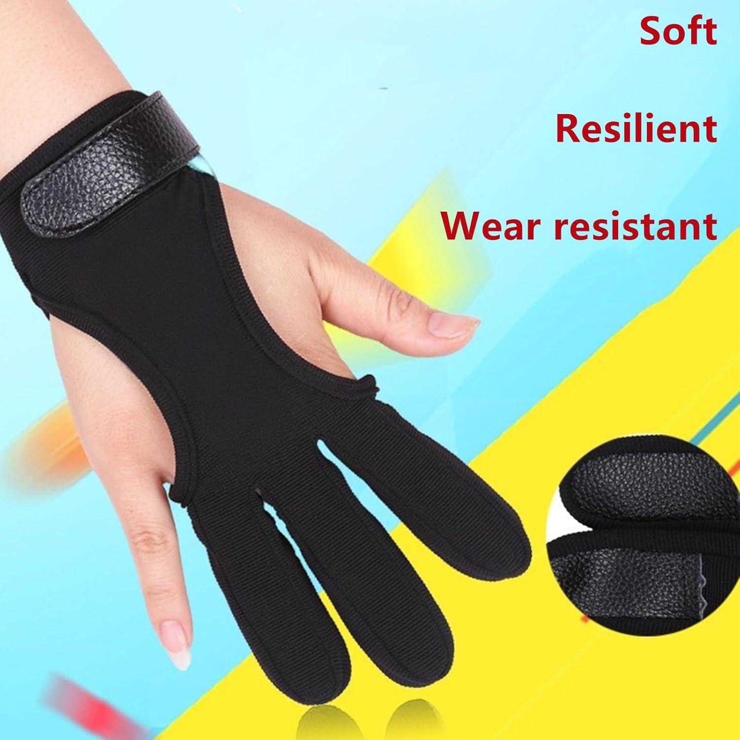 Juego de Protector y Guante de Mano Cbhoktyue para Tiro con Arco