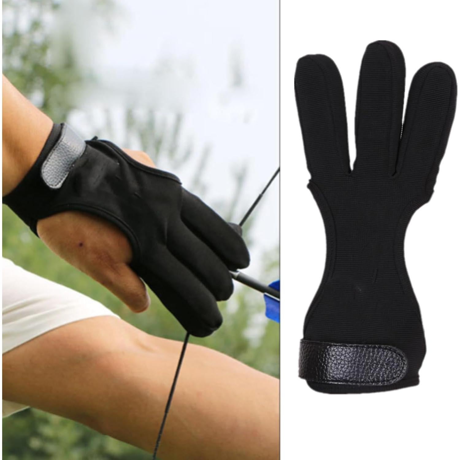 Juego de Protector y Guante de Mano Cbhoktyue para Tiro con Arco