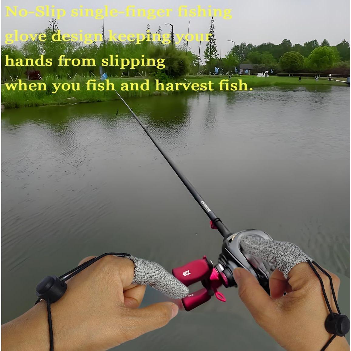 Guantes de Pesca Antideslizantes nsgglecher GY20250309 - 3 Unidades