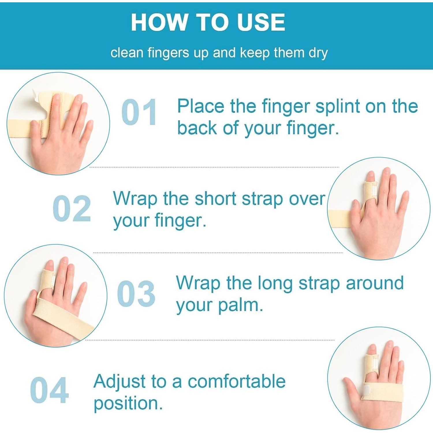 Férula para Dedos Sumifun - Soporte para Artritis y Lesiones