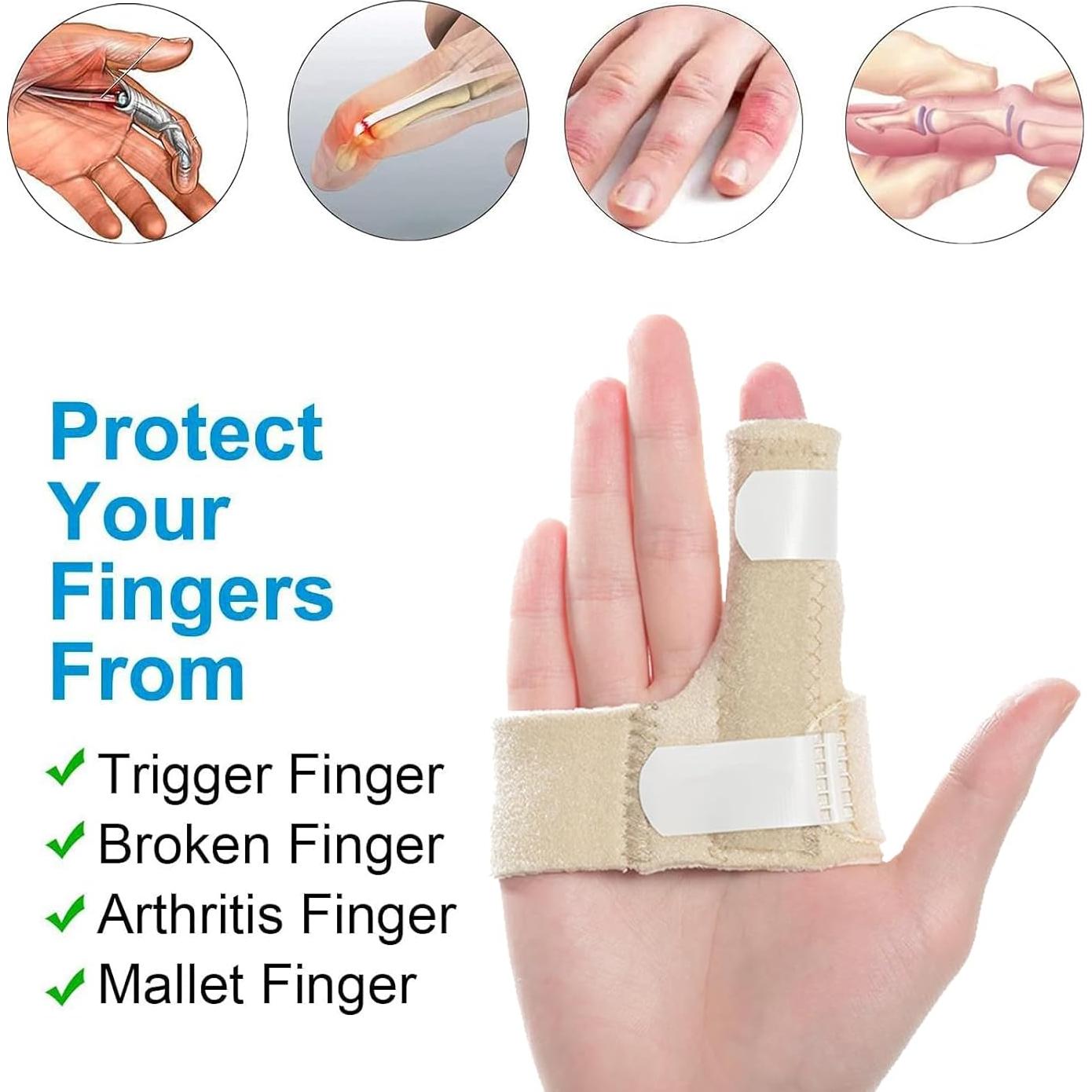 Férula para Dedos Sumifun - Soporte para Artritis y Lesiones