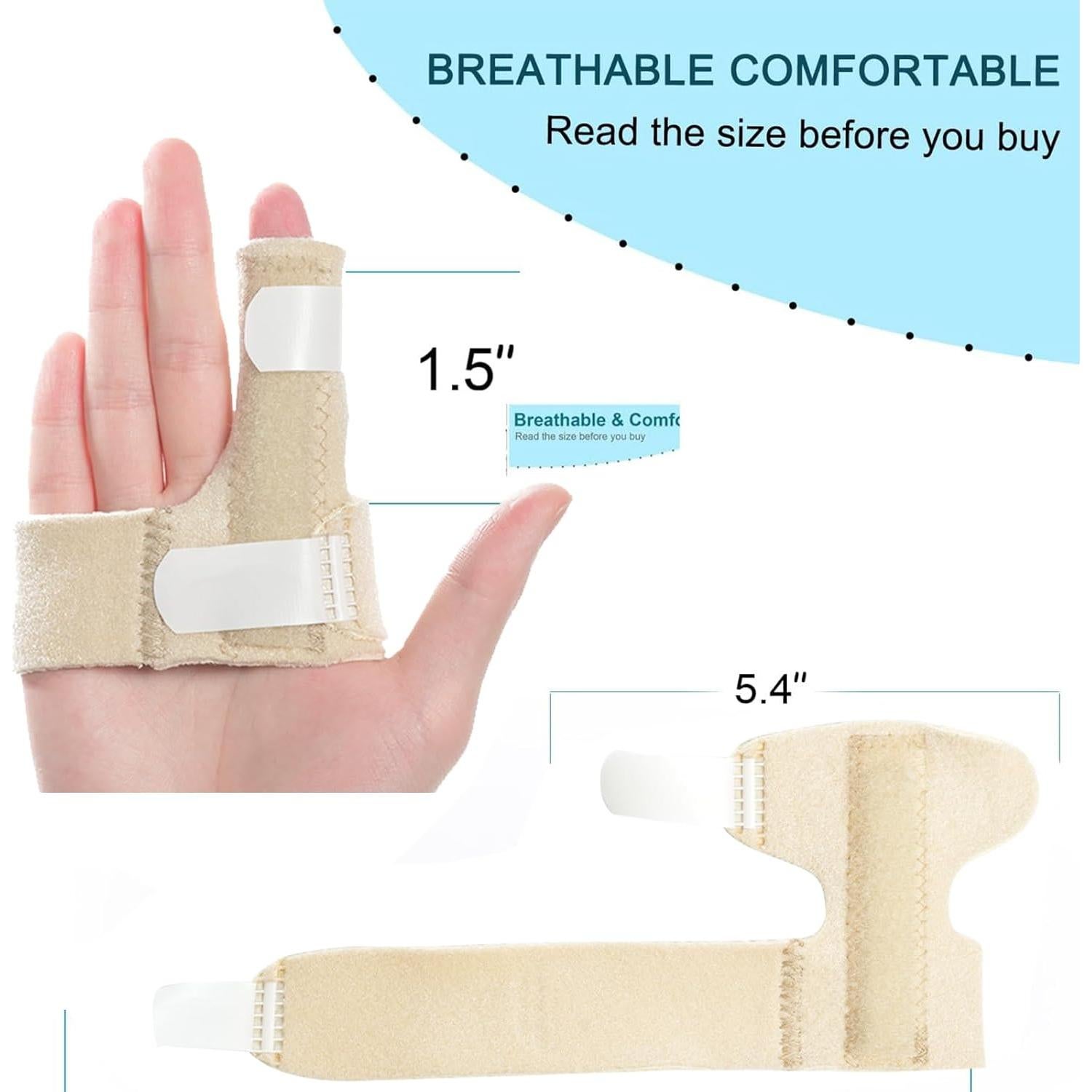 Férula para Dedos Sumifun - Soporte para Artritis y Lesiones