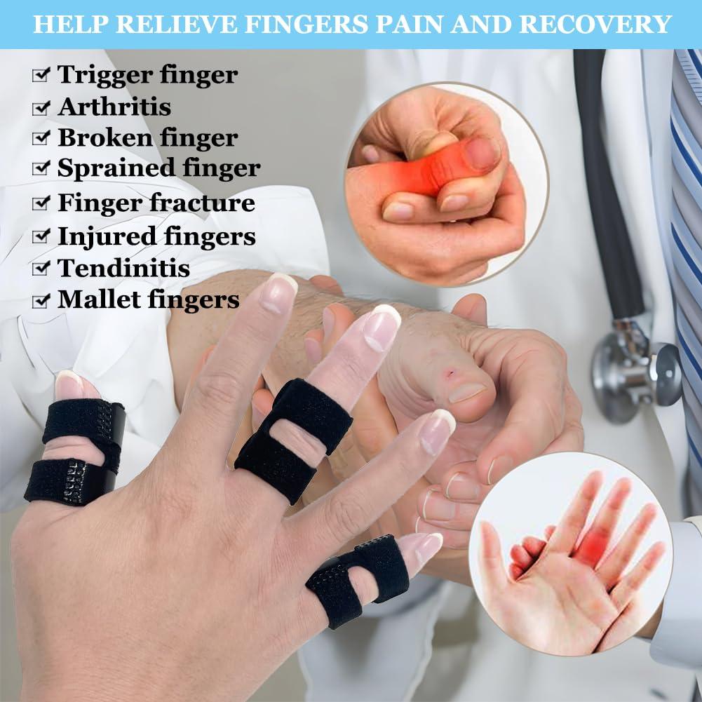 Férulas para Dedos Pulgares ANHOGEU - 2 Pcs Ajustables