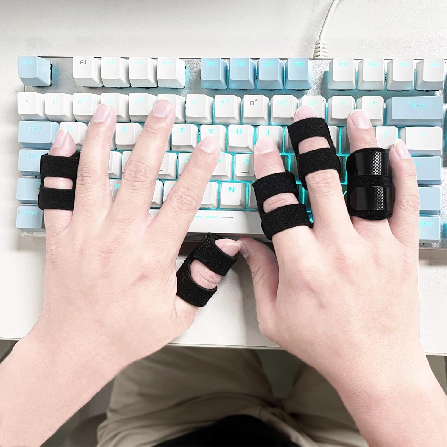 Férulas para Dedos Pulgares ANHOGEU - 2 Pcs Ajustables