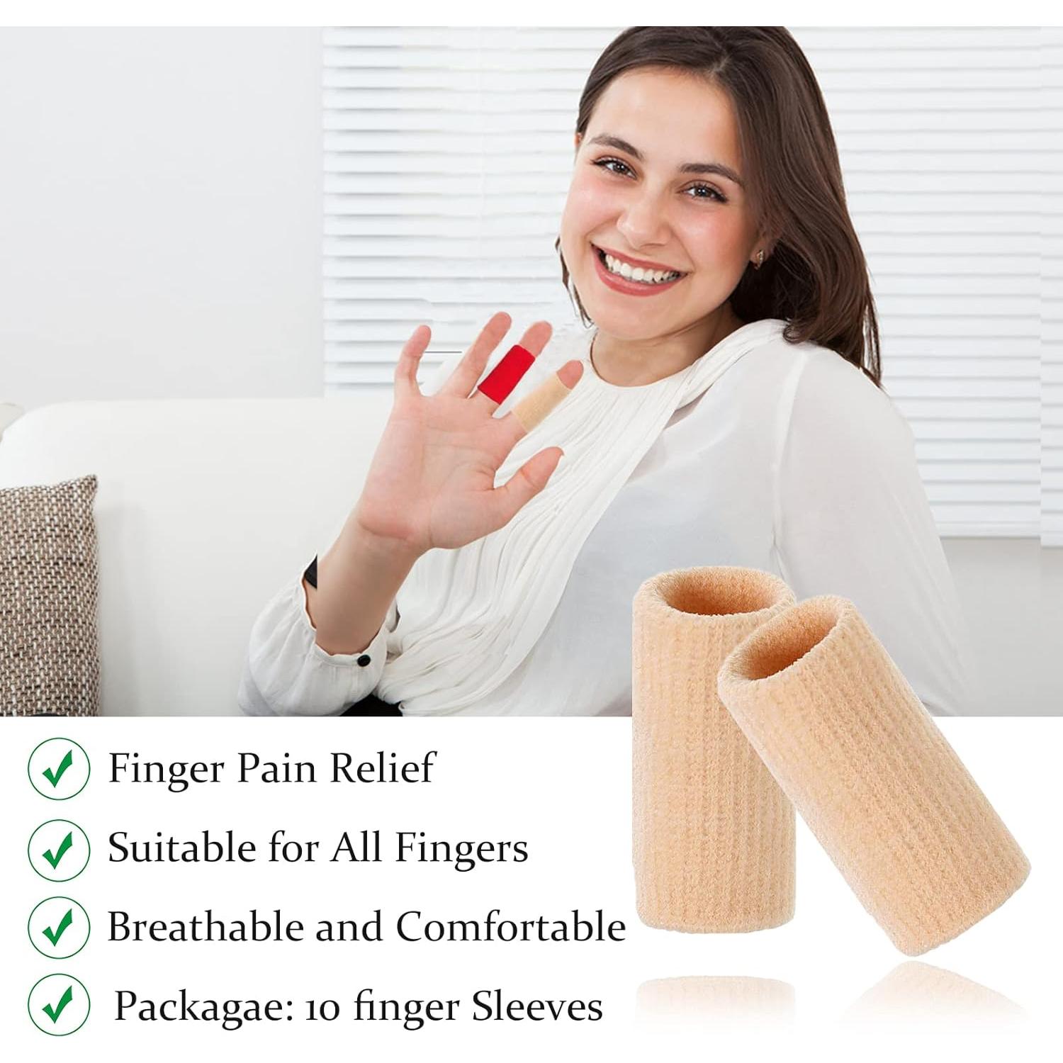 10 Mangas de Compresión para Dedos EDNYZAKRN Alivio Dolor
