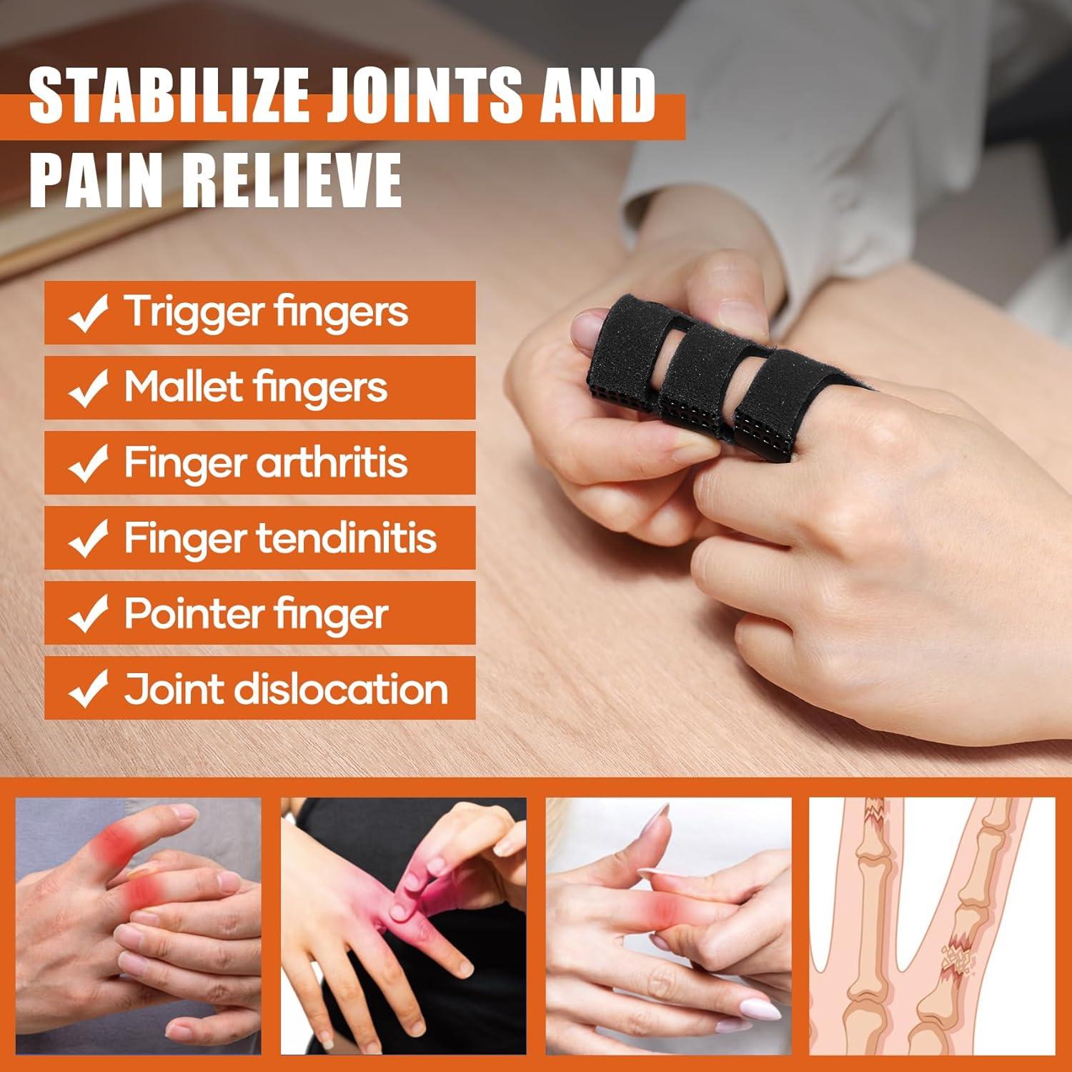 Férula para Dedo en Gatillo Braceel 2 Piezas Soporte Ajustable