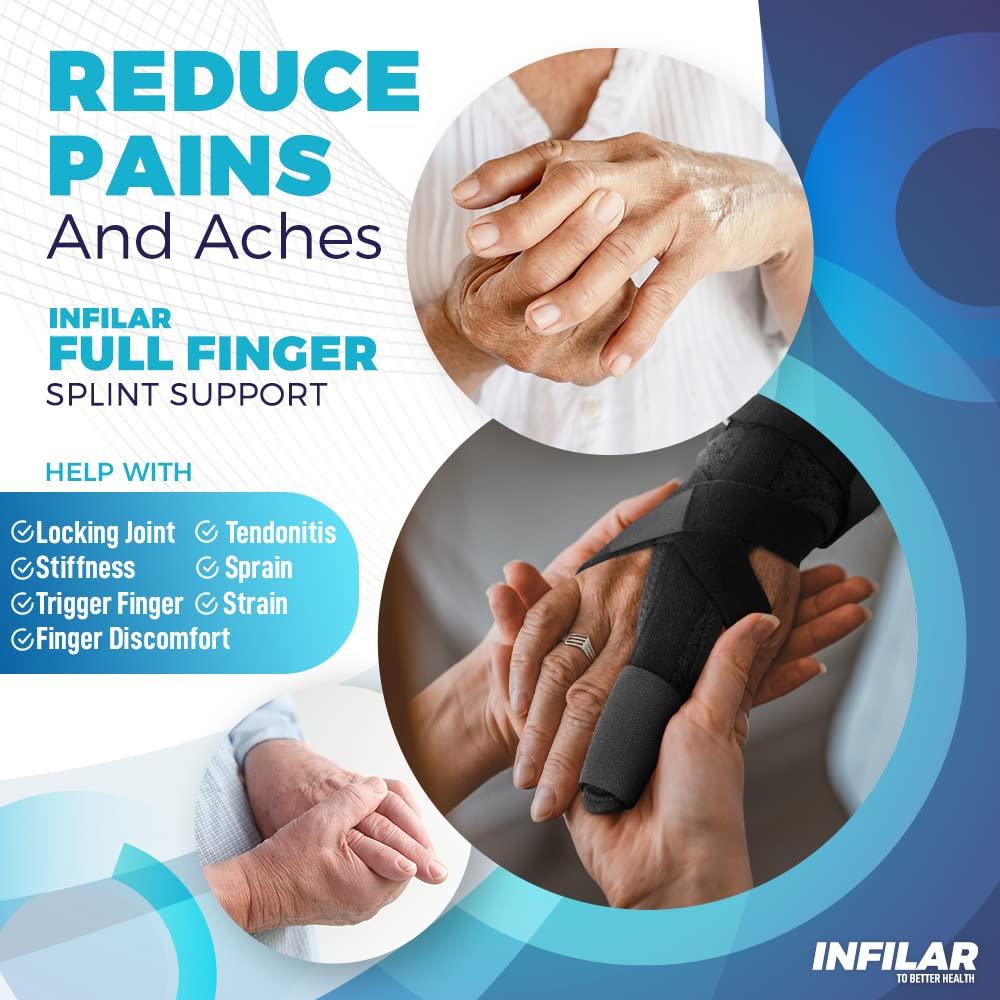 Férula Ajustable para Dedo en Gatillo INFILAR - Soporte Mano y Muñeca