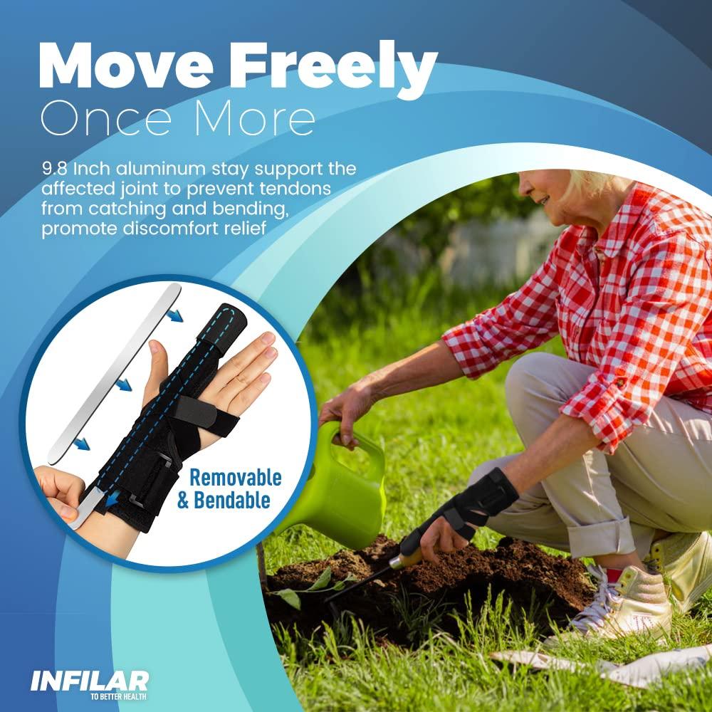 Férula Ajustable para Dedo en Gatillo INFILAR - Soporte Mano y Muñeca