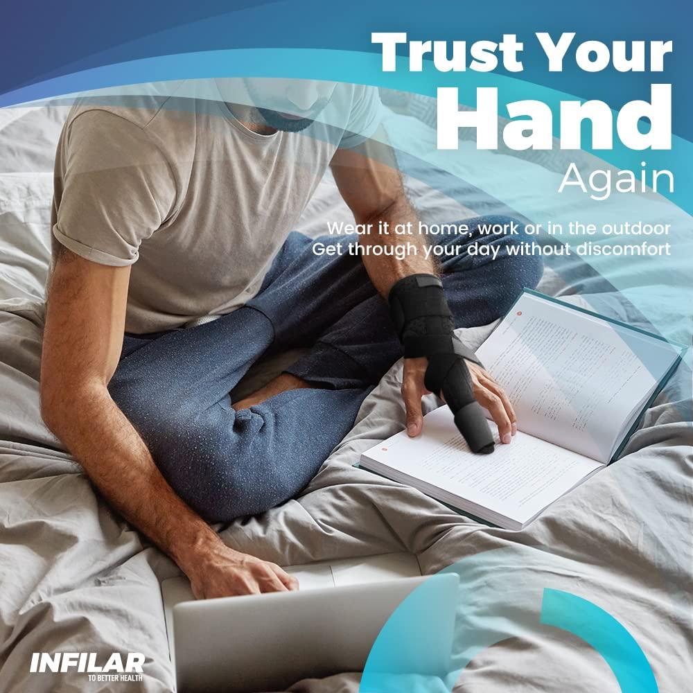 Férula Ajustable para Dedo en Gatillo INFILAR - Soporte Mano y Muñeca