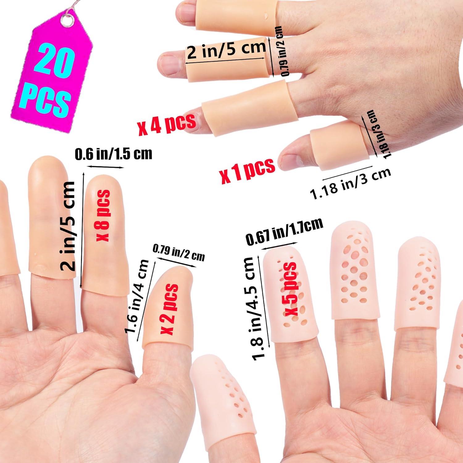 Cubiertas de Dedos de Gel HORNYPOOT - 20 Piezas Protectores