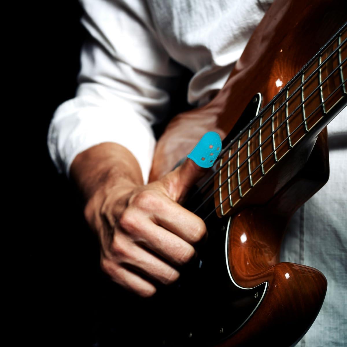 Protectores de Punta de Dedo para Guitarra Silicona 30 Piezas