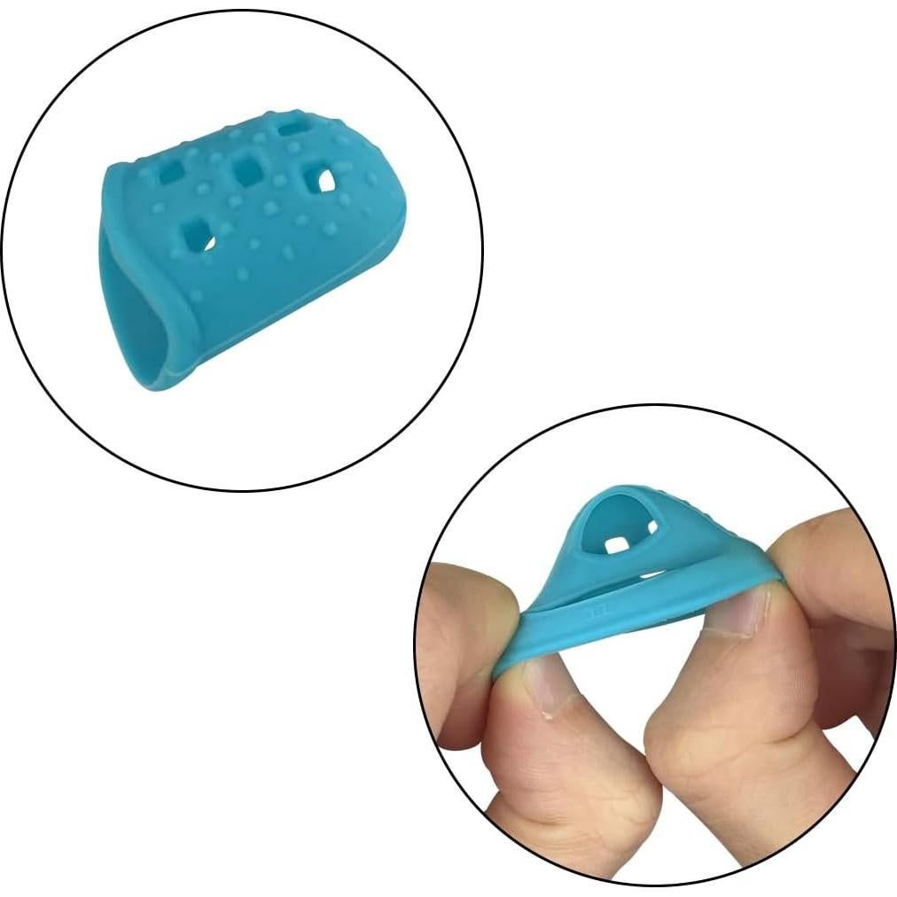 Protectores de Punta de Dedo para Guitarra Silicona 30 Piezas