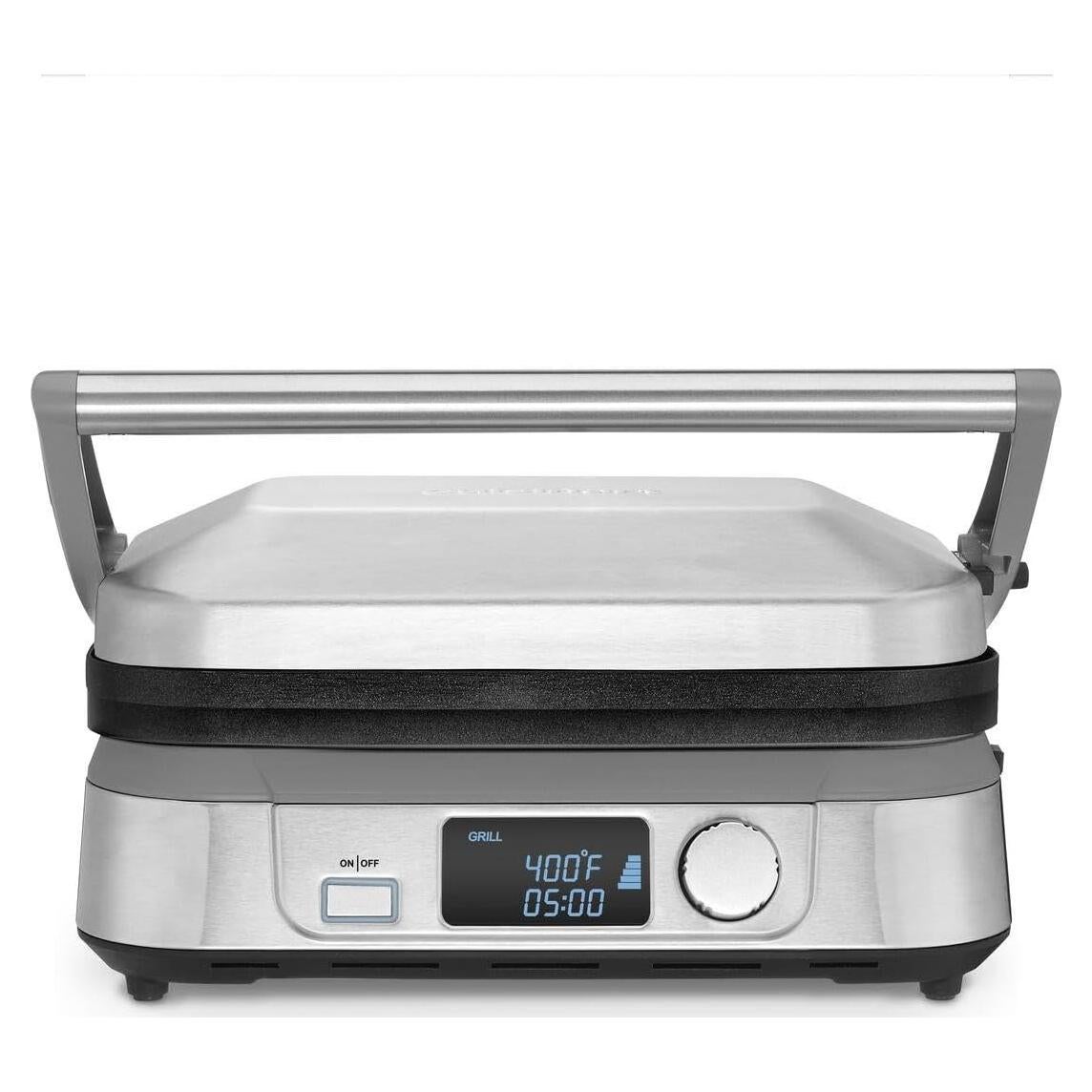 Cuisinart Griddler Cinco GR-5 Acero Inoxidable 5 en 1