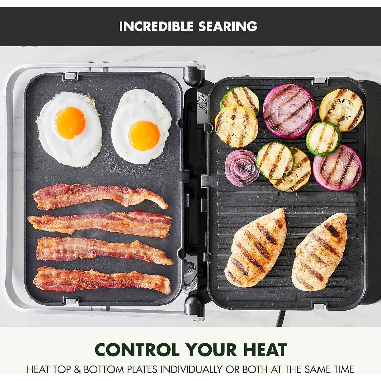 Parrilla y Plancha GreenPan 6 en 1 Cerámica No Pegajosa