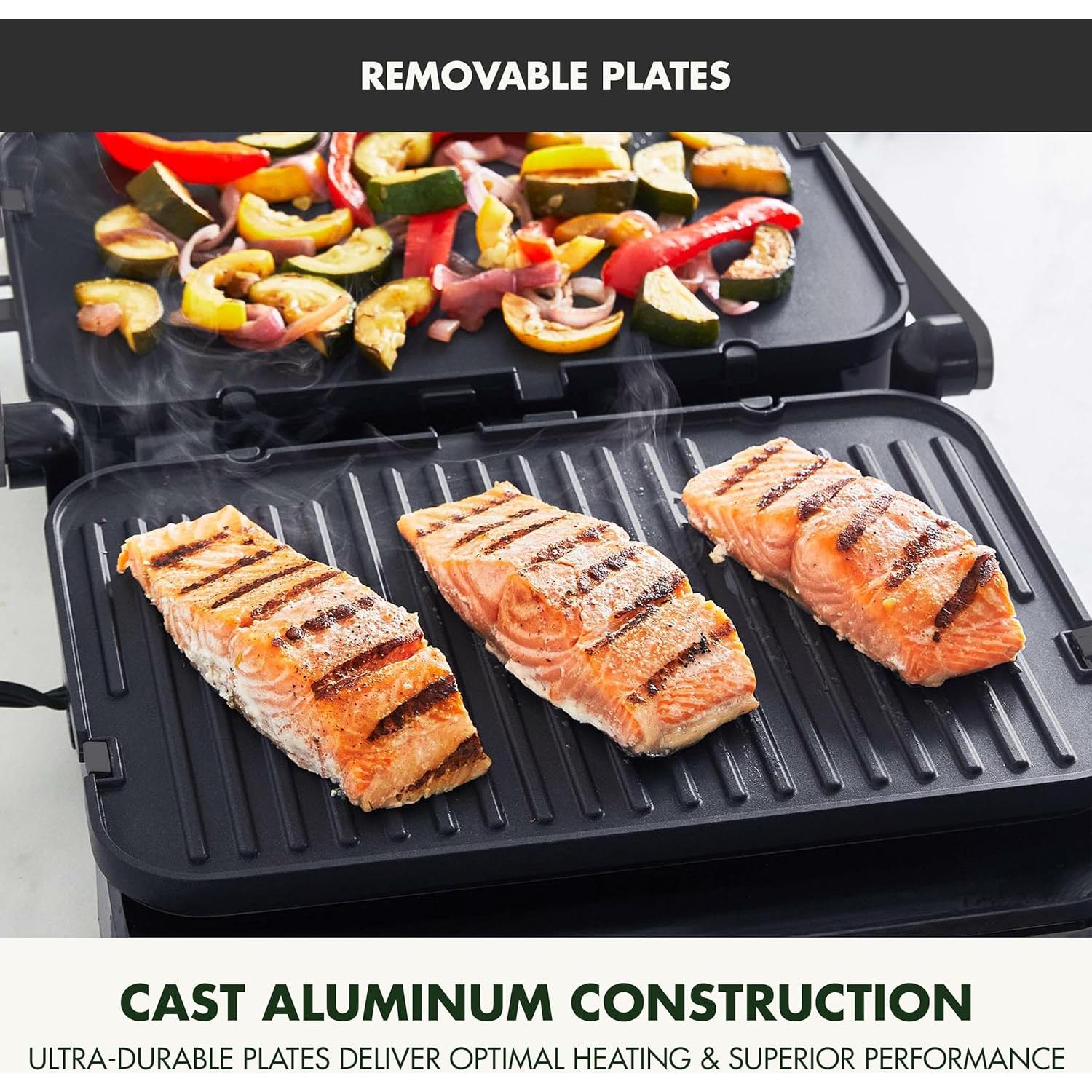 Parrilla y Plancha GreenPan 6 en 1 Cerámica No Pegajosa