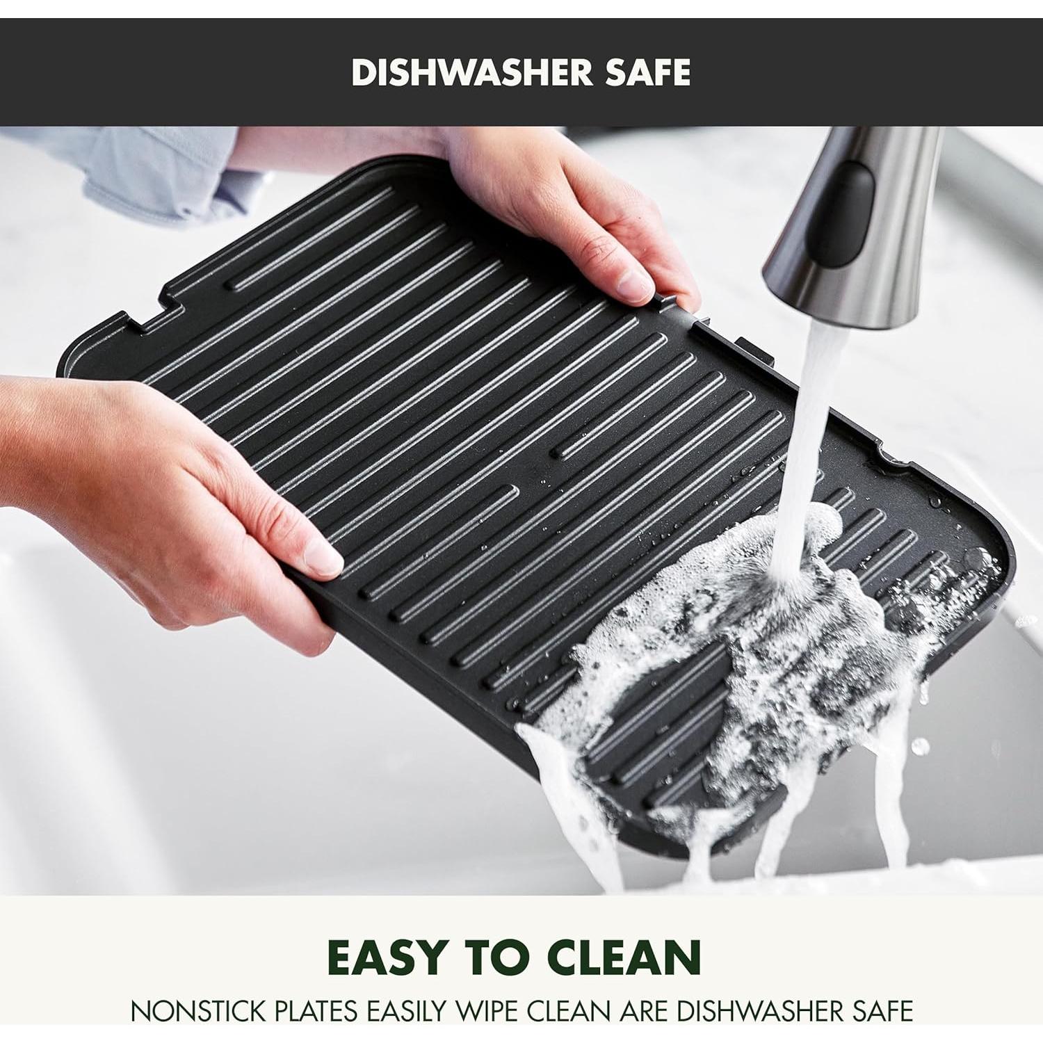 Parrilla y Plancha GreenPan 6 en 1 Cerámica No Pegajosa