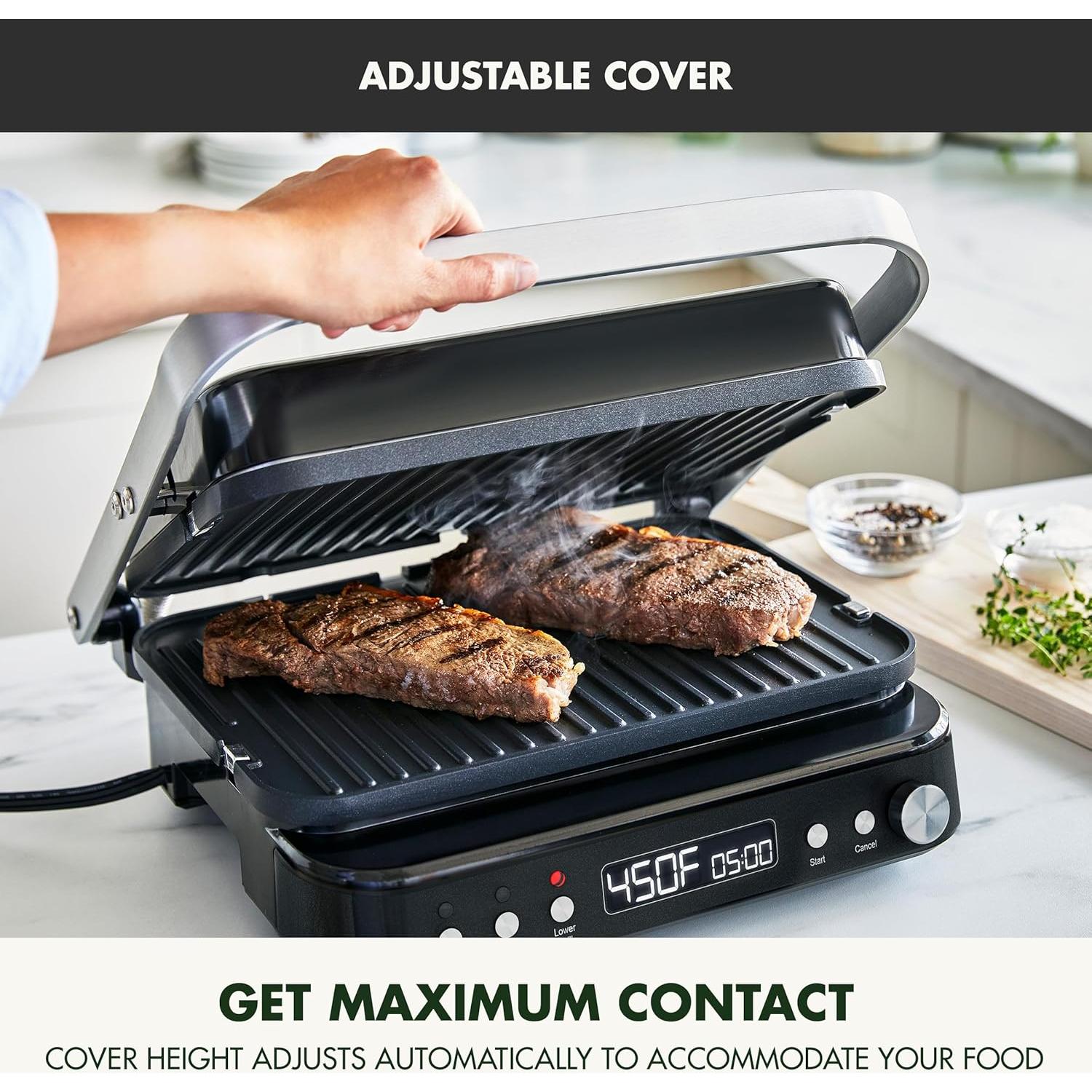 Parrilla y Plancha GreenPan 6 en 1 Cerámica No Pegajosa