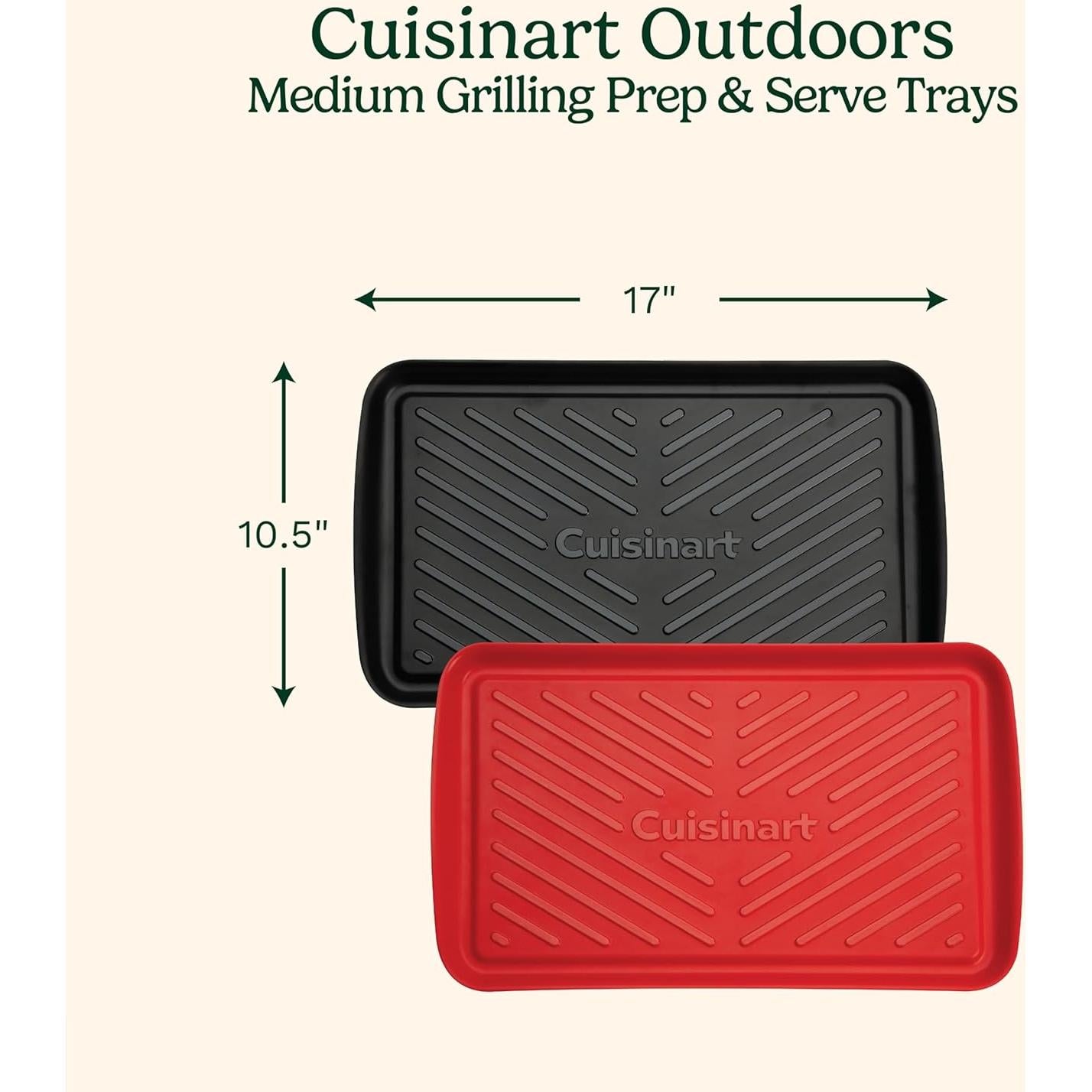 Bandejas de Preparación y Servicio Cuisinart 2 Piezas 43.2x26.7cm