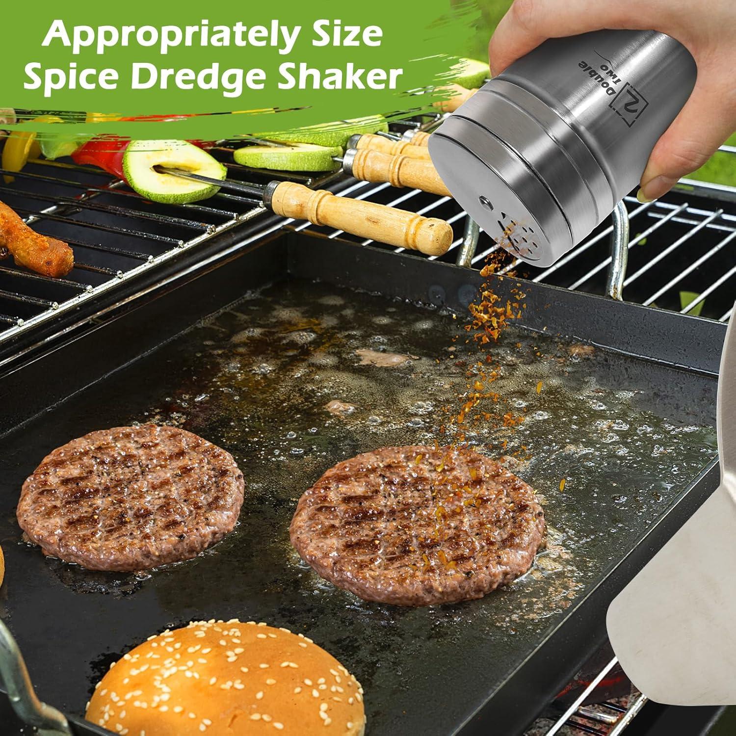 Kit de Prensa de Hamburguesas Acero Inoxidable 4 Piezas