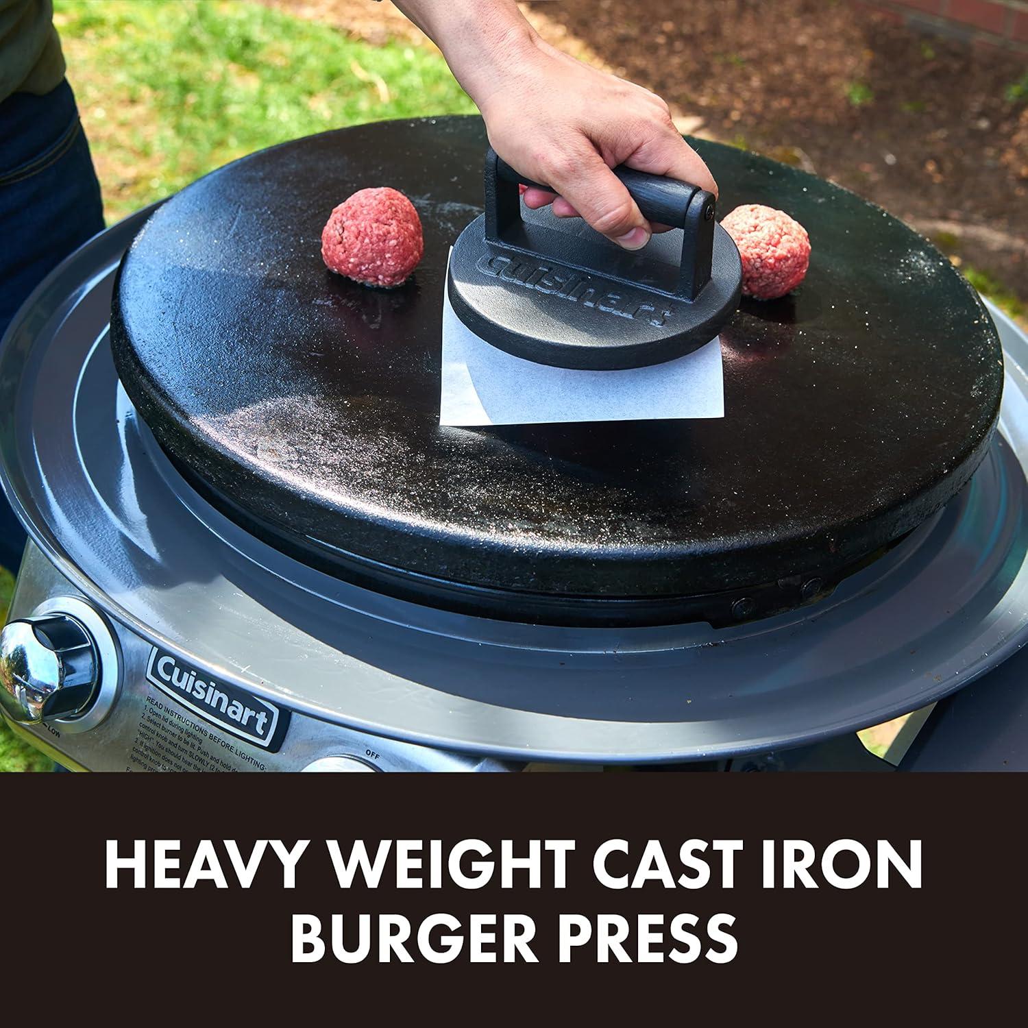 Kit de Hamburguesas Aplastadas Cuisinart CSBK-400 Hierro Fundido