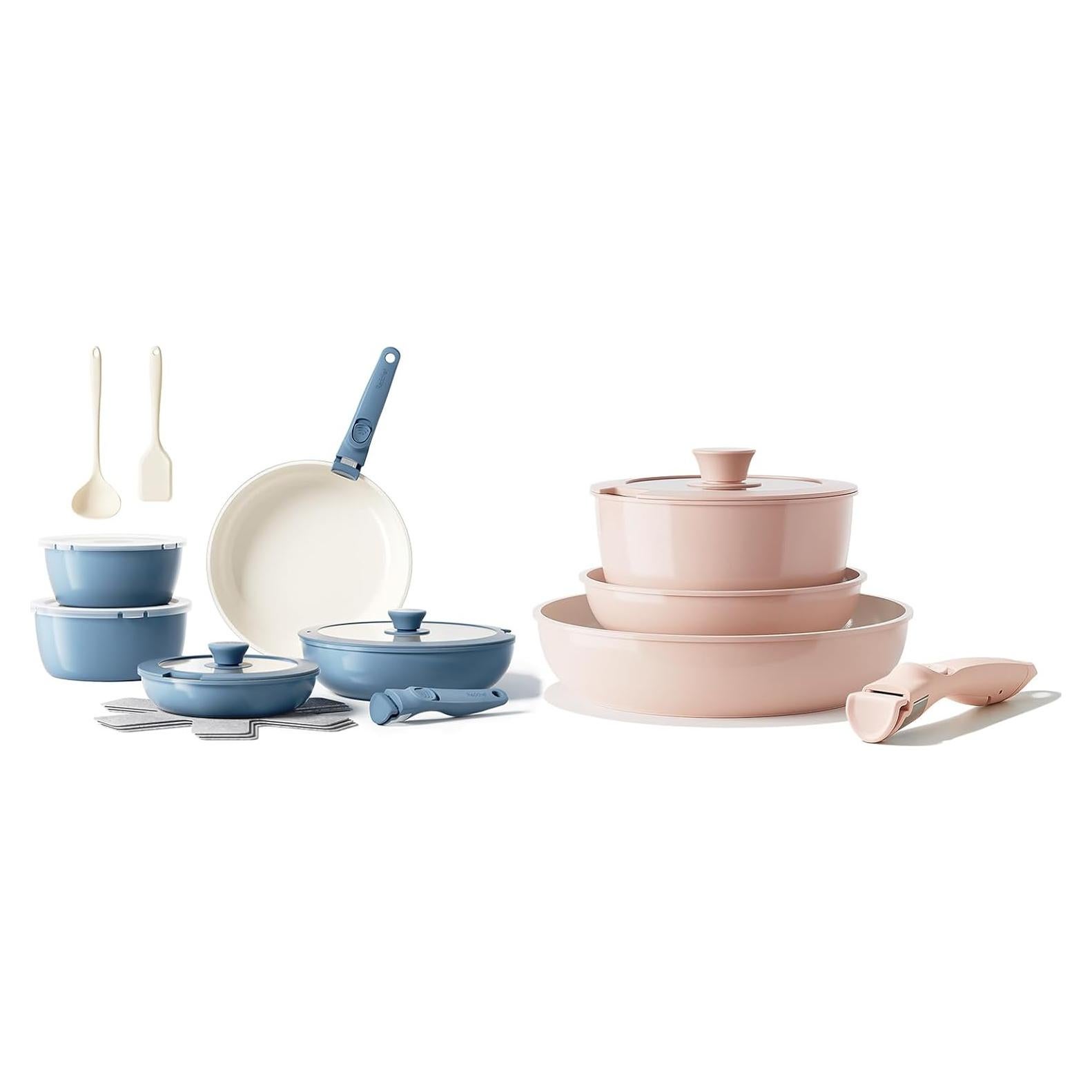 Set de Ollas y Sartenes de Cerámica Redchef 21 Piezas Antiadherente