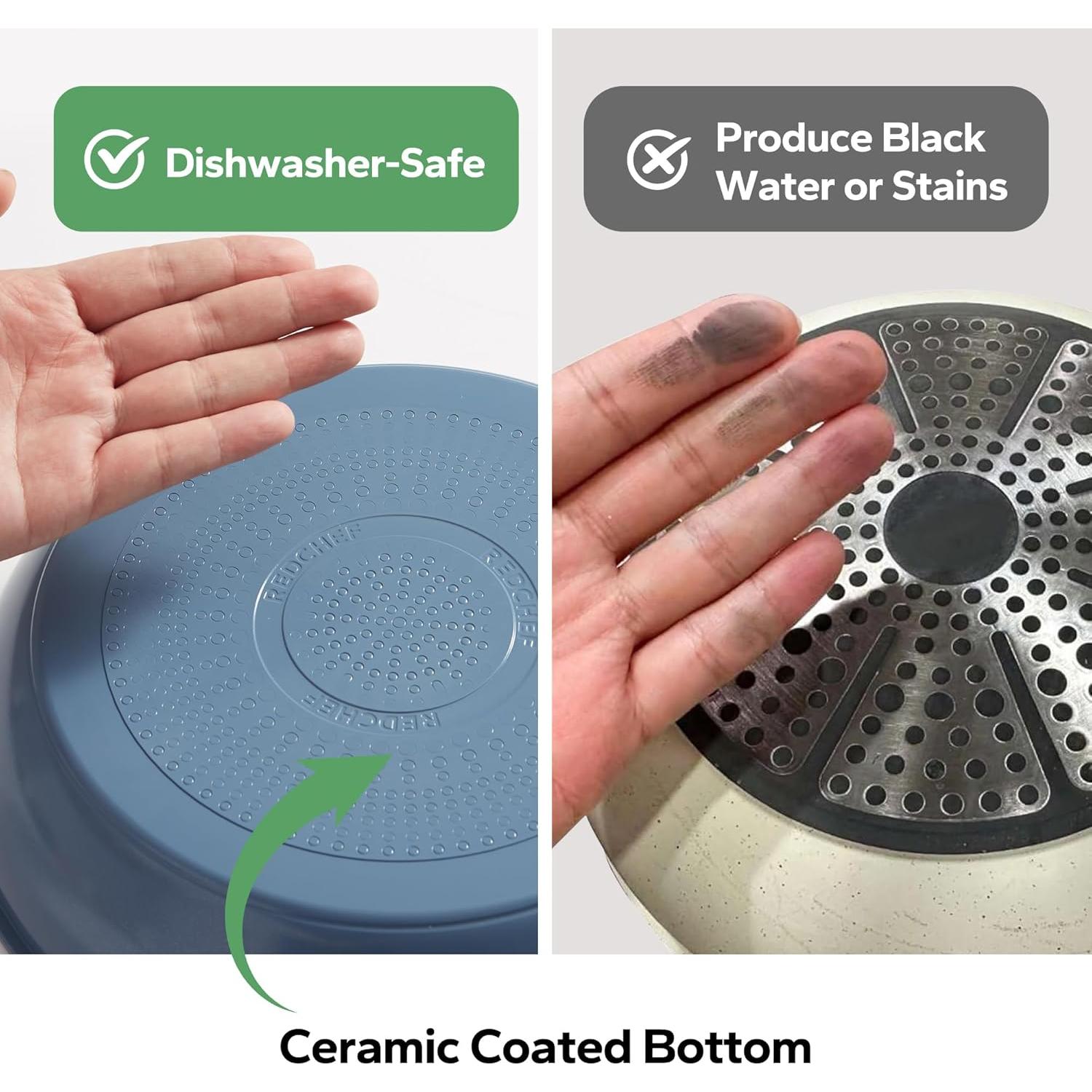 Set de Ollas y Sartenes de Cerámica Redchef 21 Piezas Antiadherente