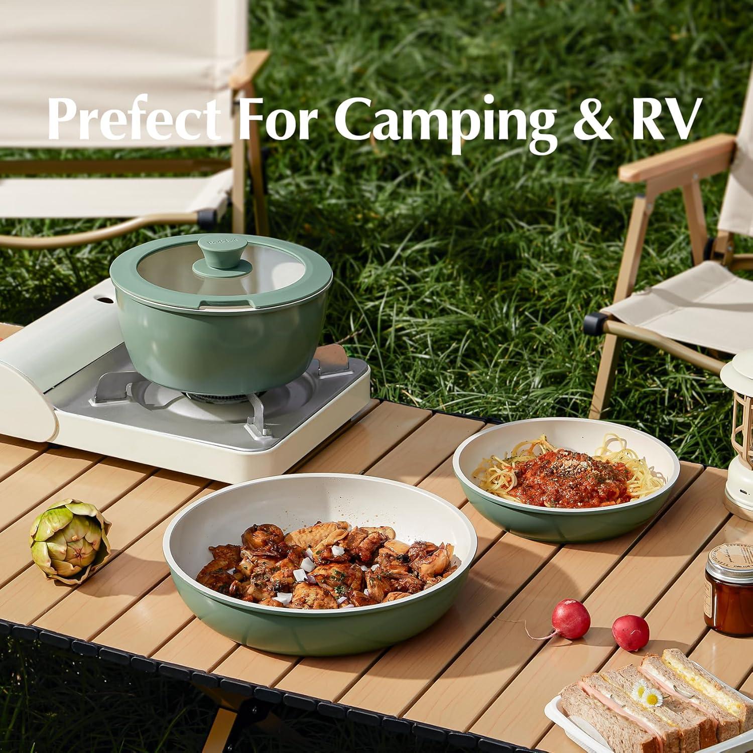 Set de Ollas y Sartenes de Cerámica Redchef 21 Piezas Antiadherente