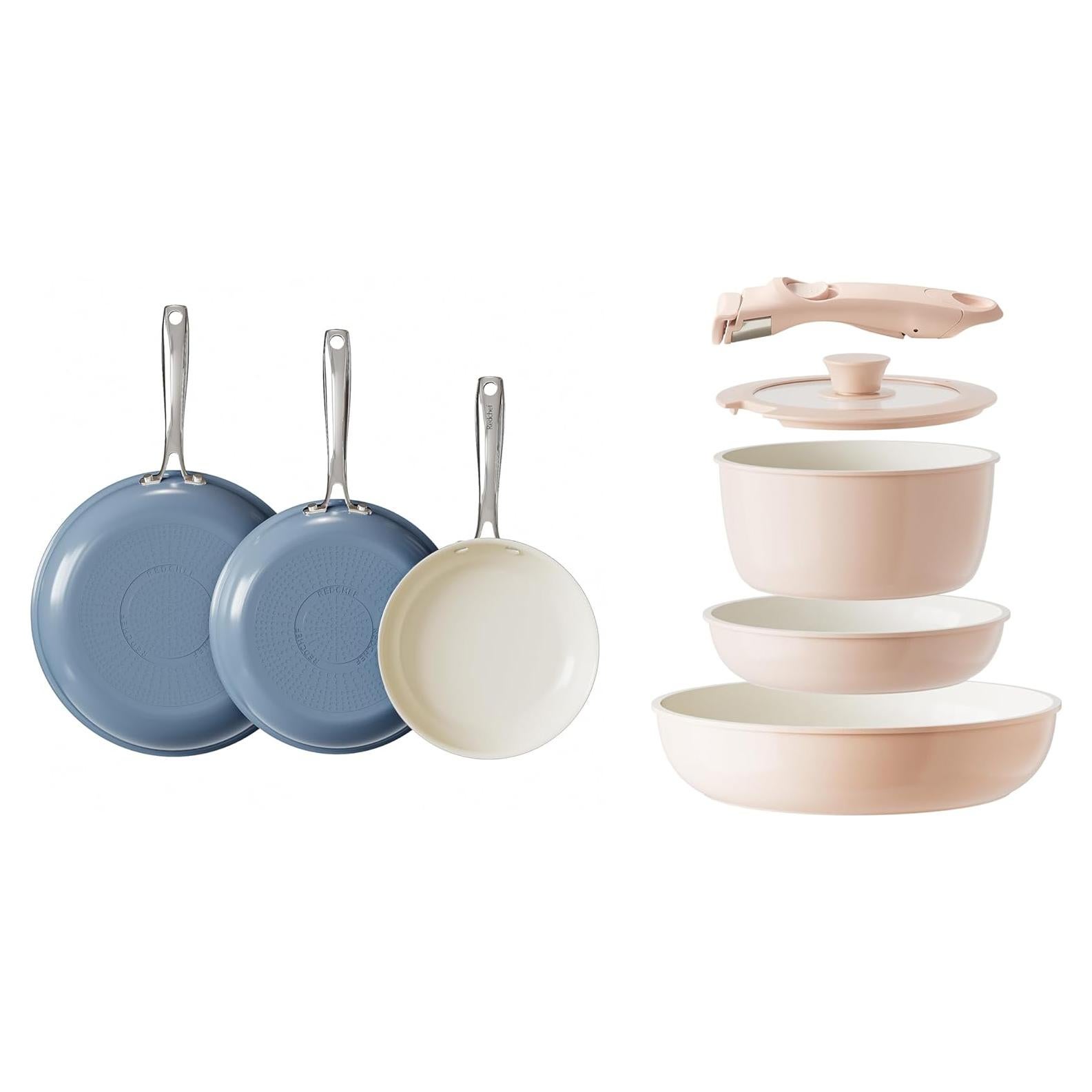 Juego de Ollas y Sartenes Cerámicas Redchef Antiadherentes