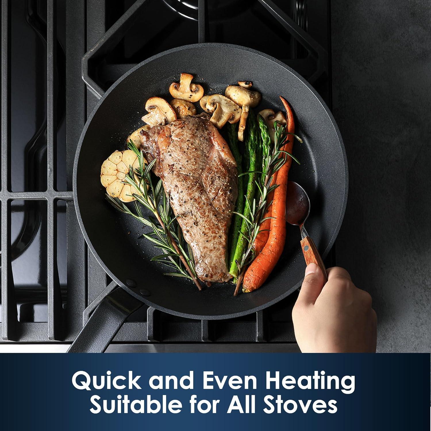 Juego de Sartenes Antiadherentes SENSARTE 20 y 25 cm