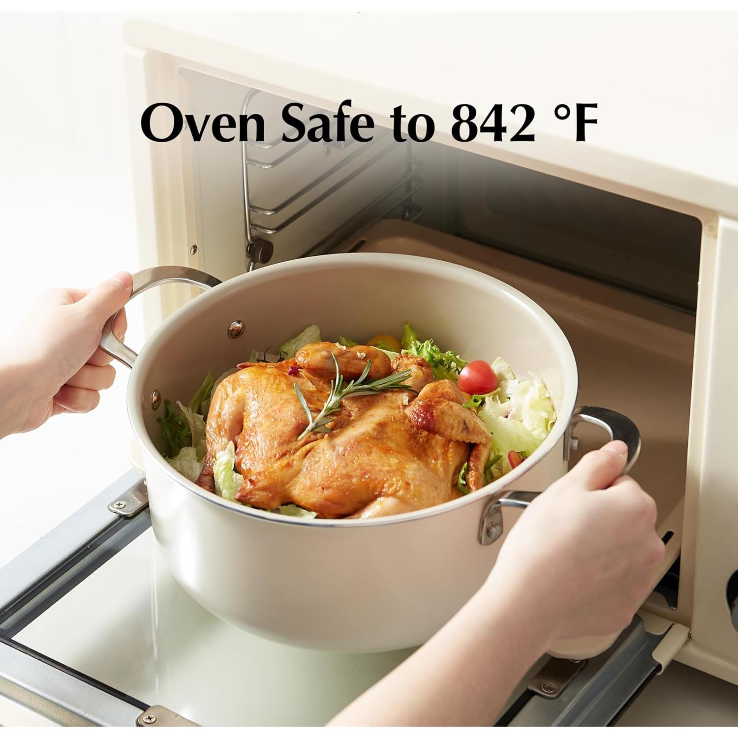 Juego de Ollas y Sartenes Cerámicas Redchef 17 Piezas Antiadherentes