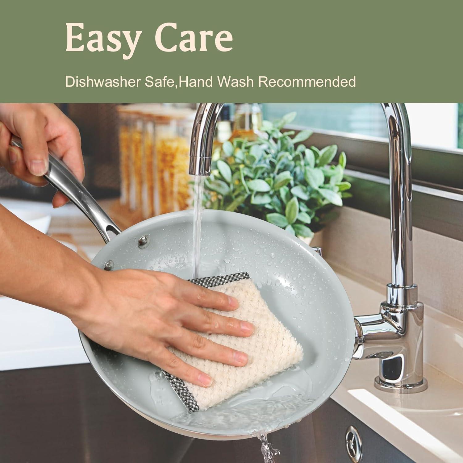 Juego de Sartenes Antiadherentes de Cerámica Cookersway 3 Pzas