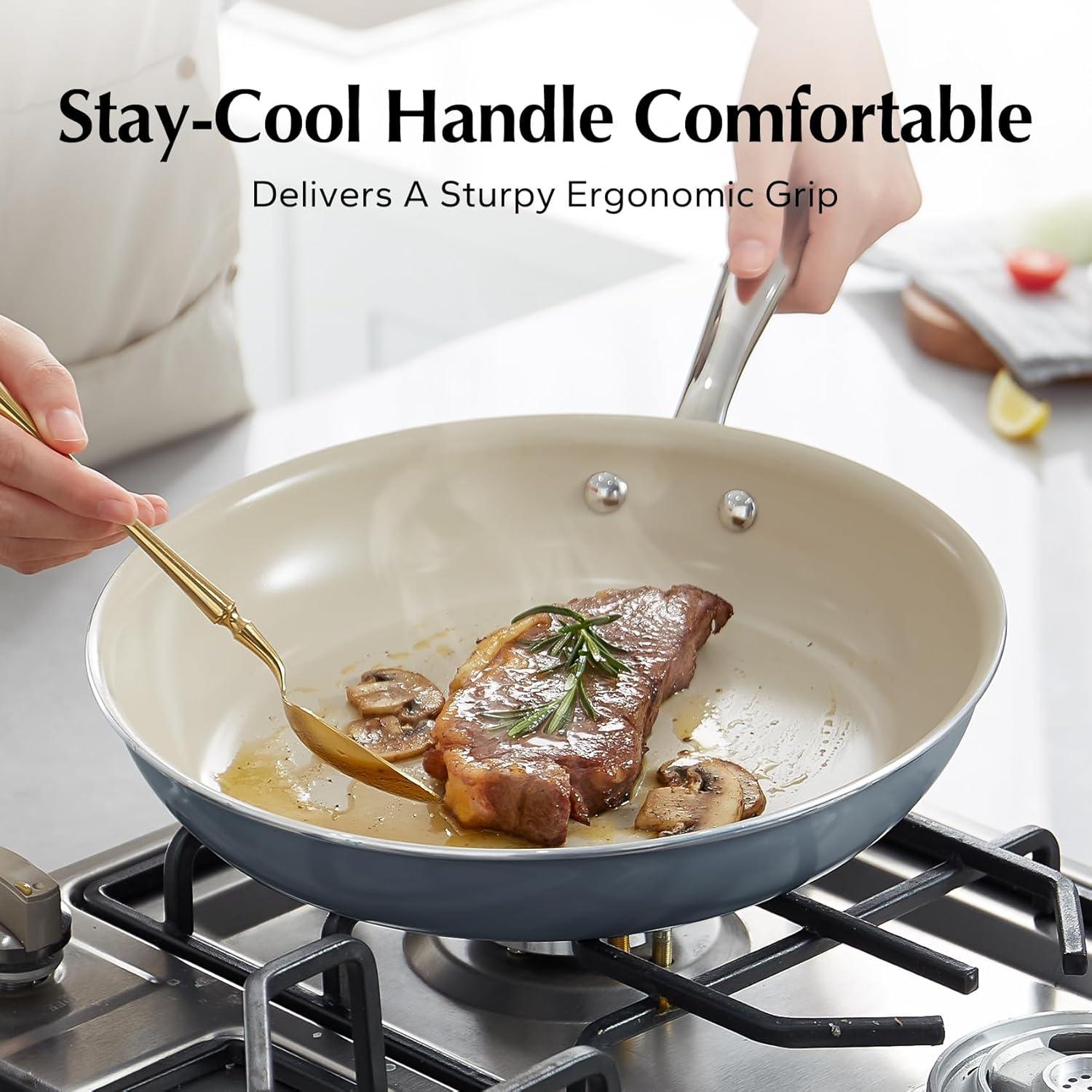 Juego de Ollas y Sartenes Cerámicas Redchef Antiadherentes 12kg