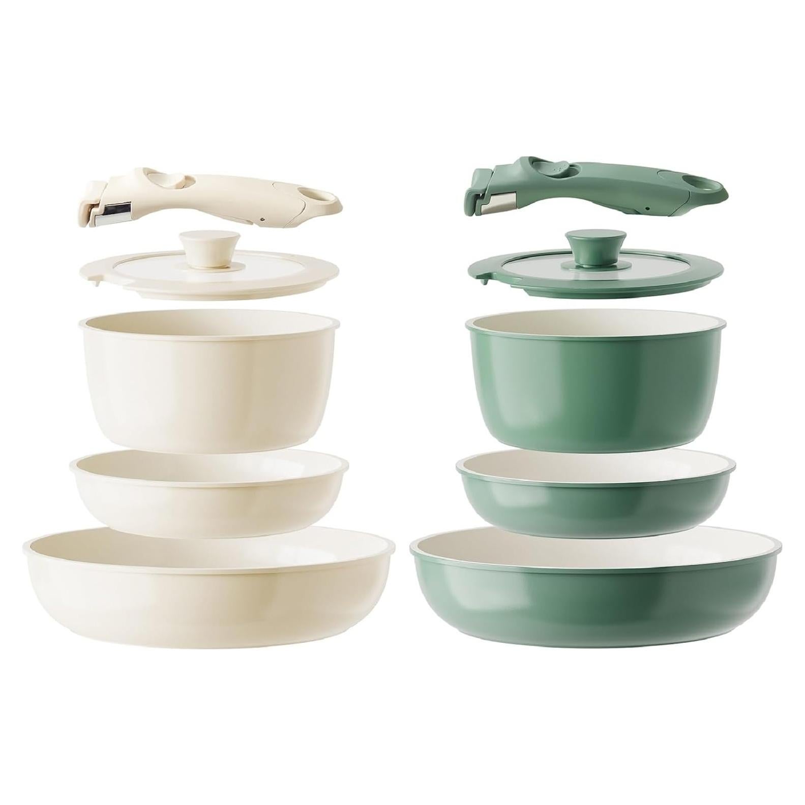 Juego de Ollas y Sartenes Cerámicas Redchef 10 Piezas Antiadherentes