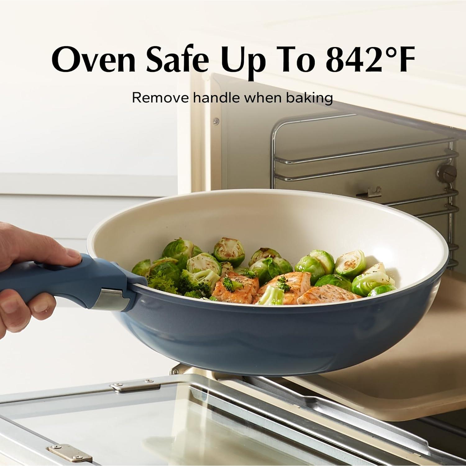 Juego de Ollas y Sartenes de Cerámica Redchef 21 Piezas Antiadherente