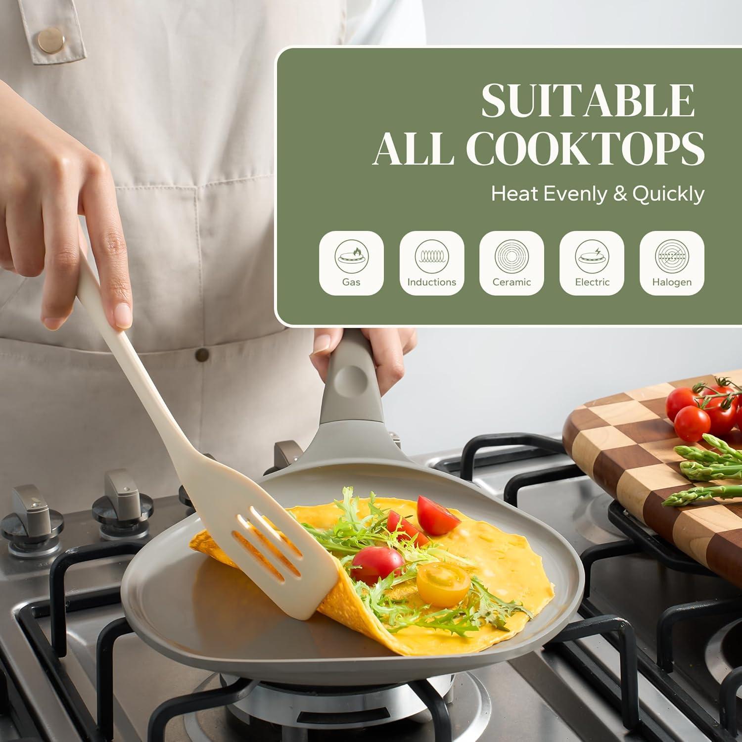 Sartén Antiadherente Redchef 24 cm Cerámica Libre de Tóxicos