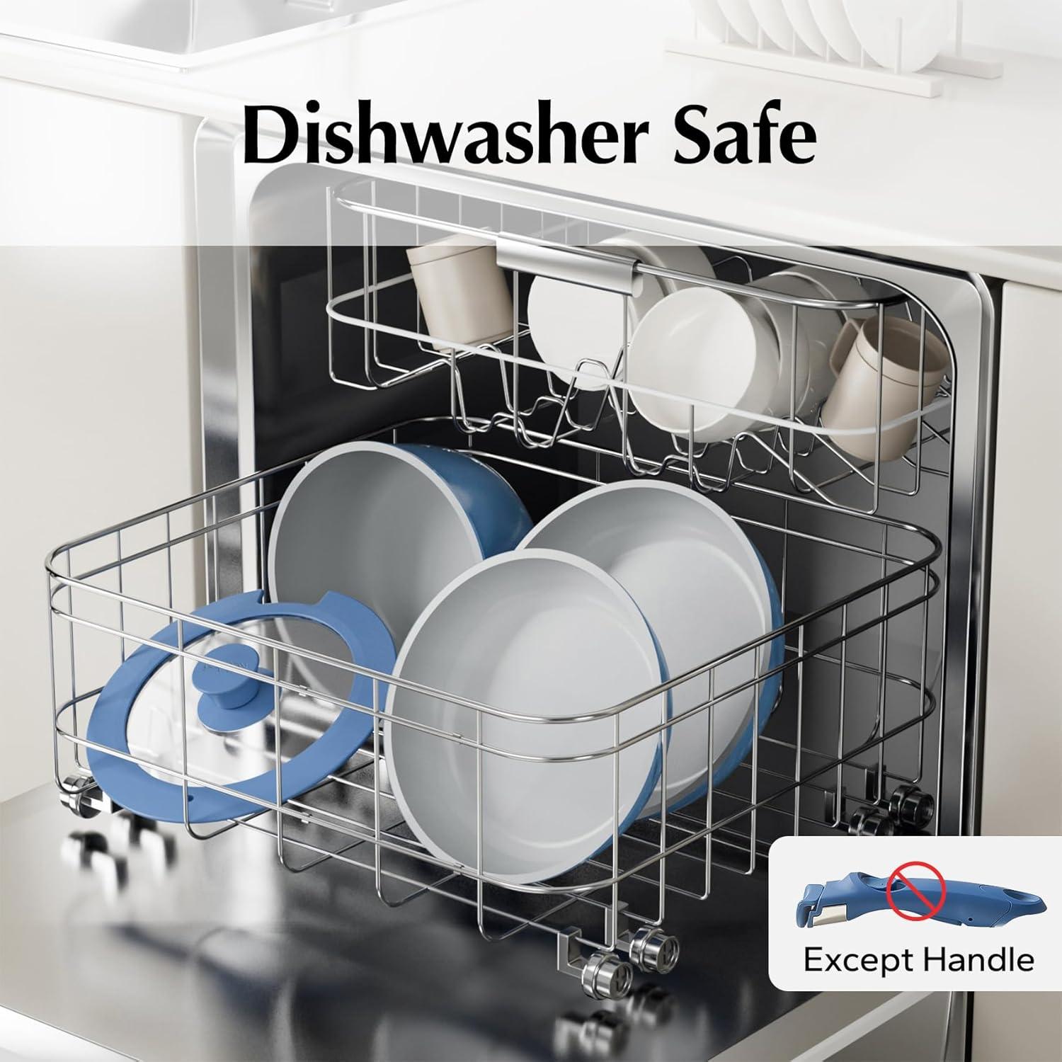 Juego de Ollas y Sartenes Cerámicas Redchef Antiadherentes 12kg